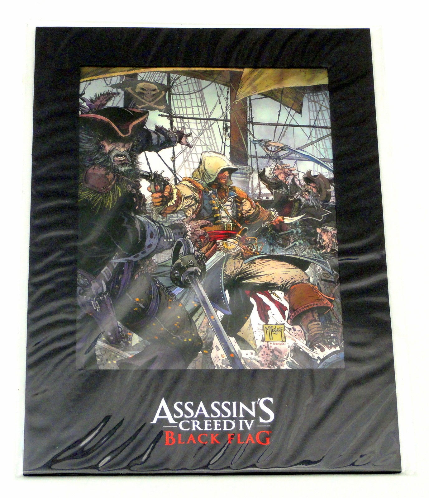 Assassins Creed IV Limited Edition PC + Worn Pirate Flag, Cel Art & Collectibles