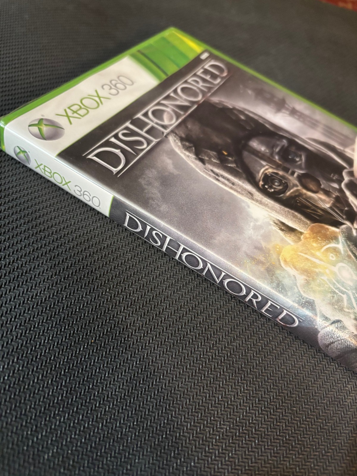 XBOX 360 Dishonored Game New Factory Sealed 2012 Original Release Cover