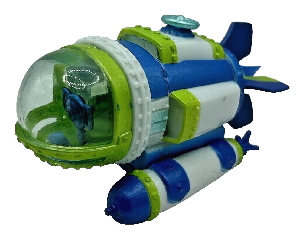 Lot of Skylanders Superchargers Dive Clops Character & Dive Bomber Vehicle