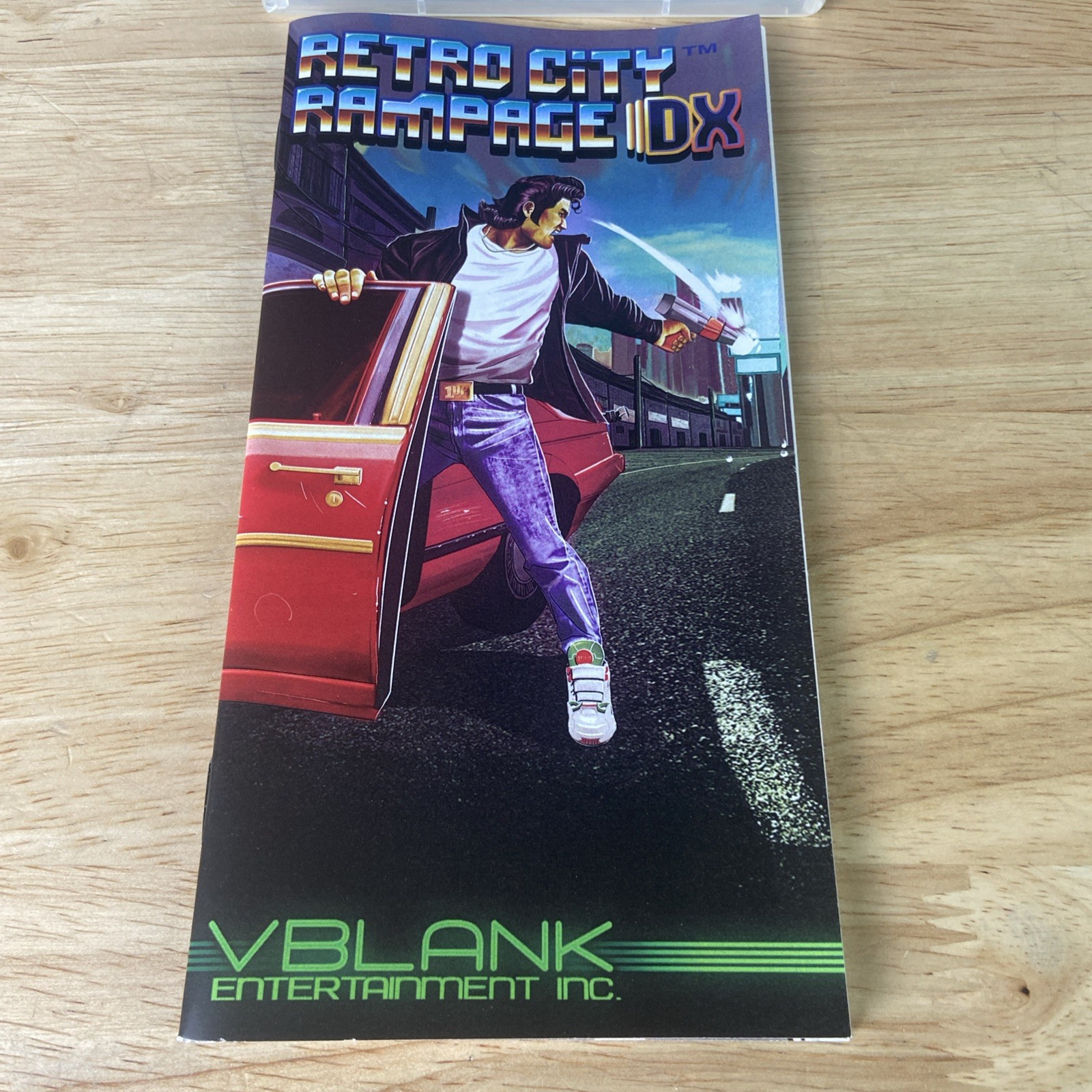 Retro City Rampage DX : PSP Case & Manual Only – Vblank 3000 Units – NO GAME