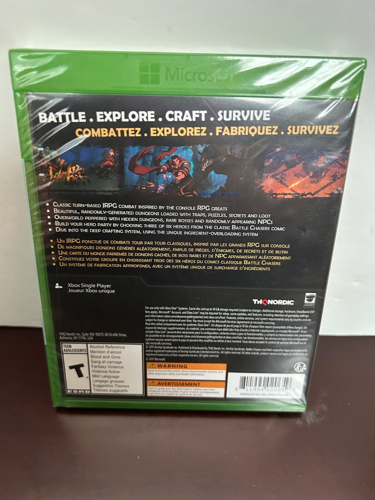 Battle Chasers: Nightwar Xbox One Sealed RPG THQ Nordic & Airship Syndicate