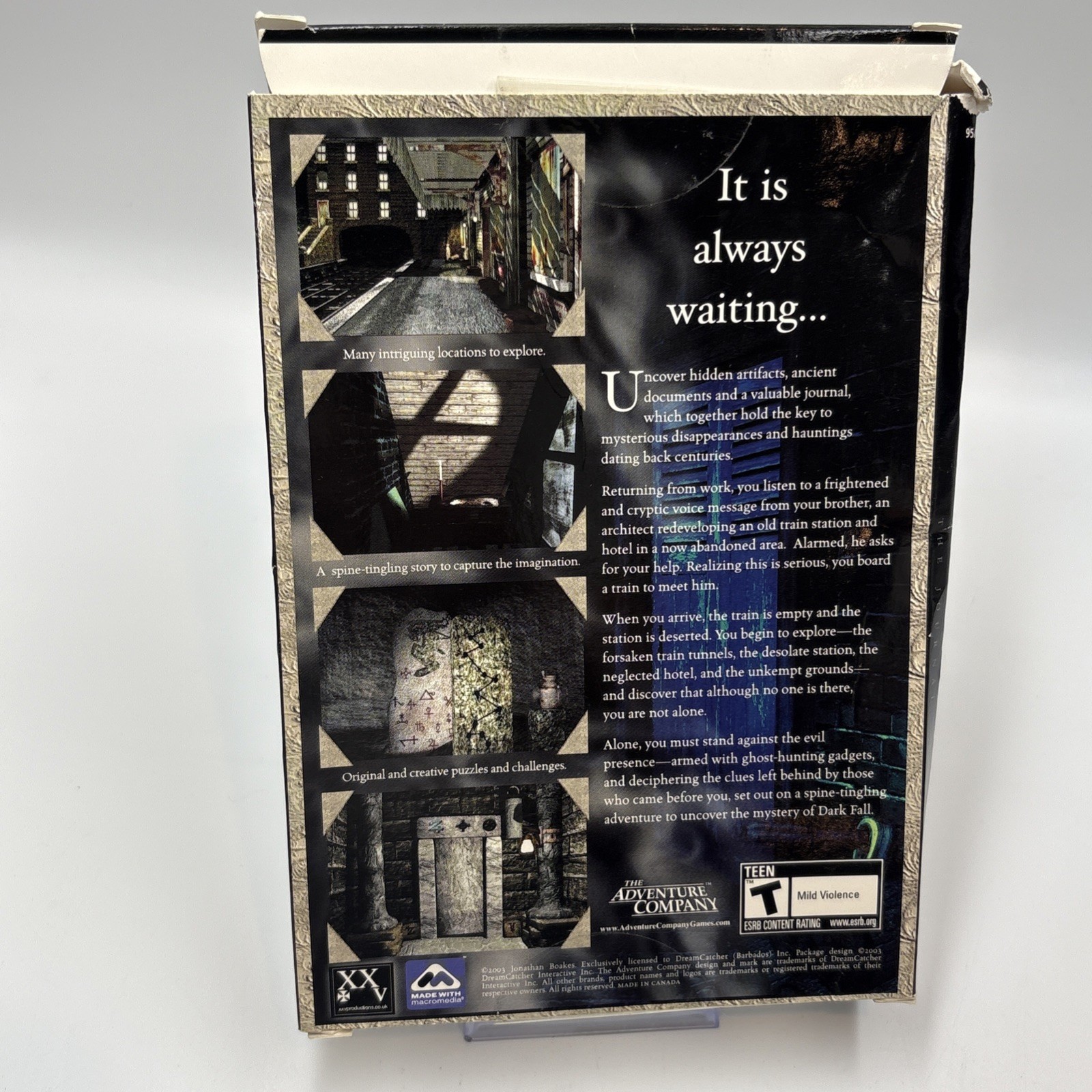 Dark Fall The Journal & Lights Out II PC Game Box Set Lot Bundle Adventure Co VG