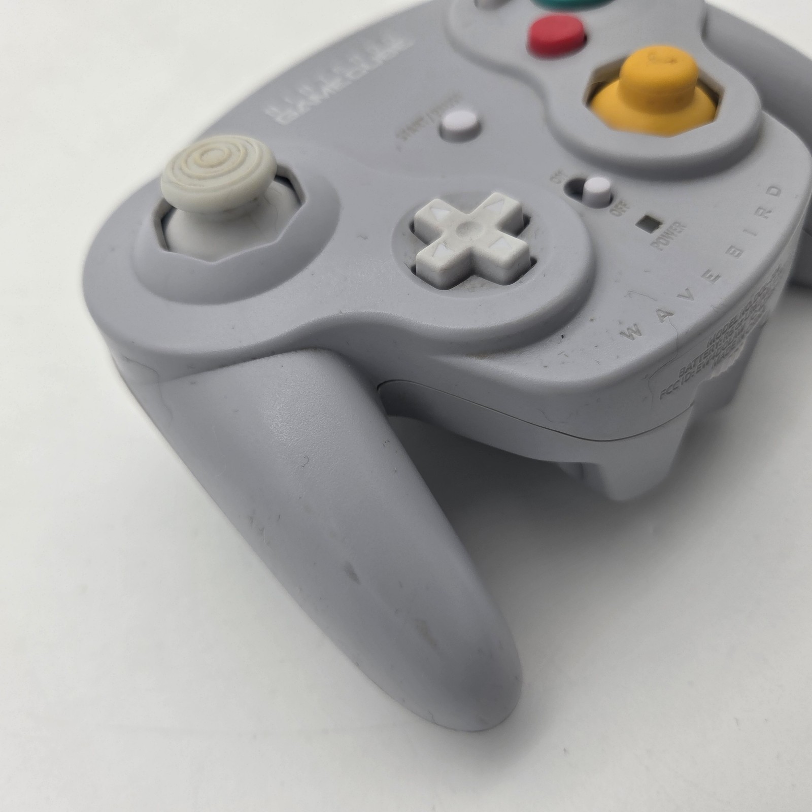 Nintendo Gamecube GC Wavebird Controller Gray NO DONGLE Lot Of 2 – Tested