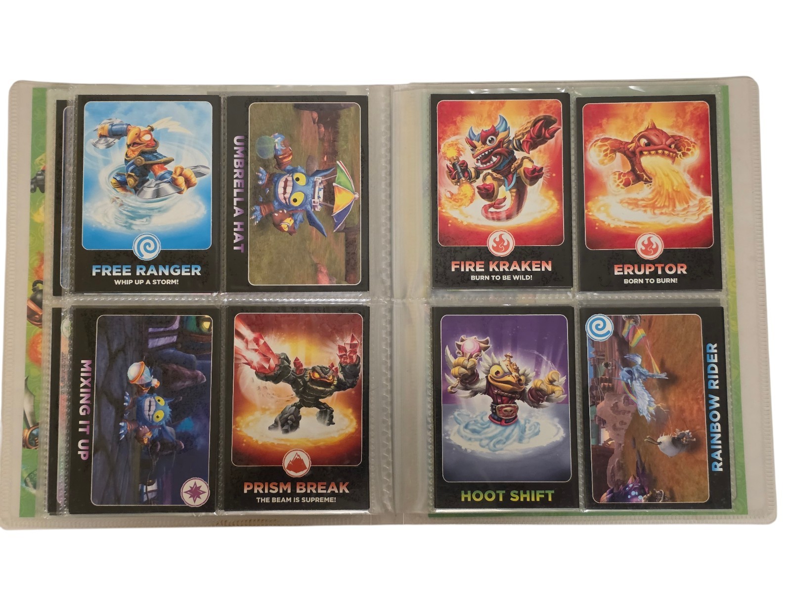 Skylanders SWAP FORCE Trading Card Album, with 109 Cards, FULL! 2012, 2013 Topps