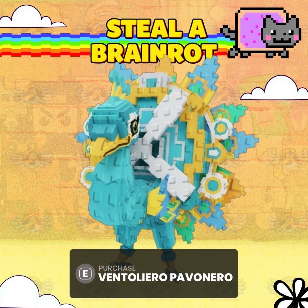 1 Ventoliero Pavonero- Steal a Brainrot