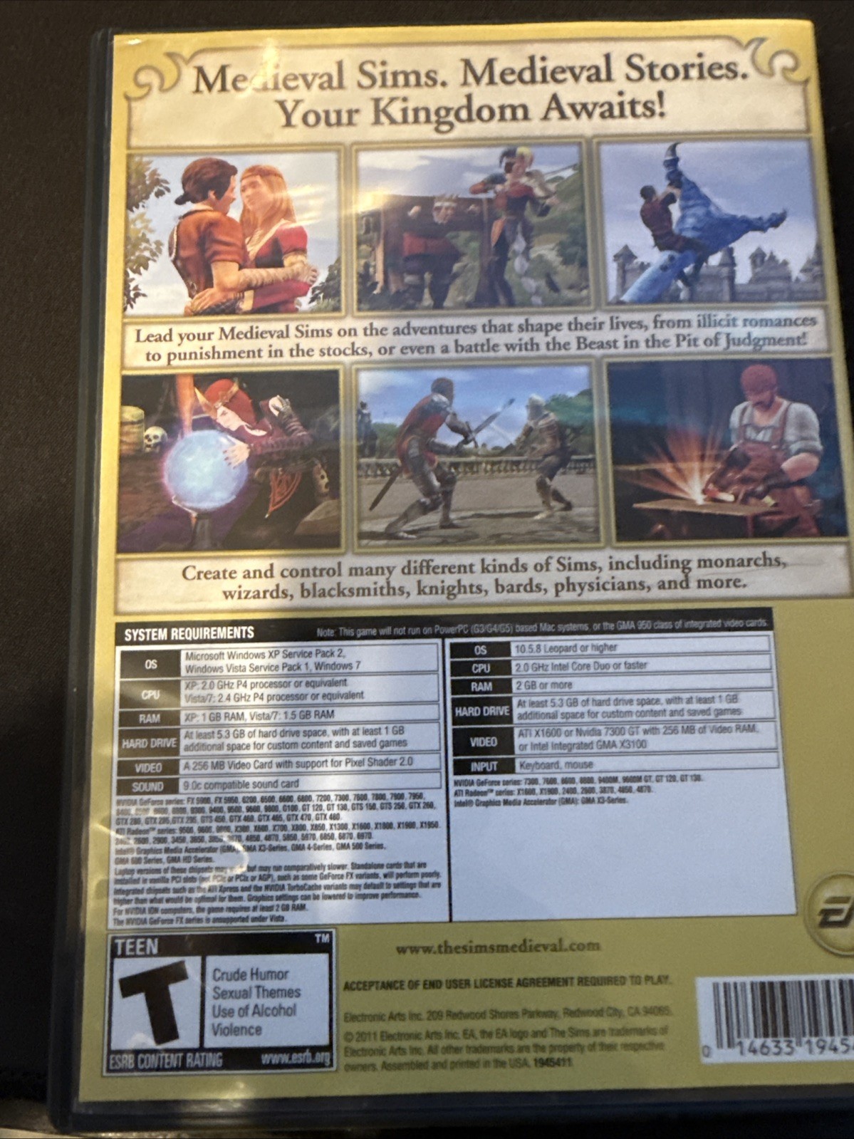 The Sims Medieval Limited Edition PC/Mac Game Simulation Adventure EA