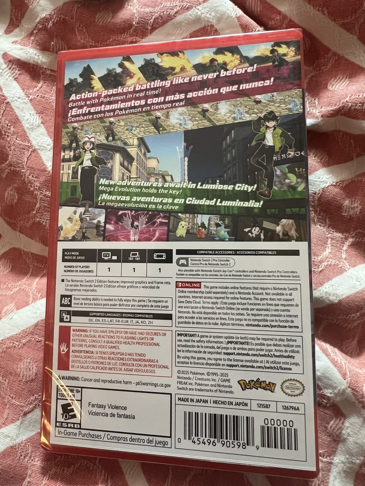 Pokemon Legends: Z-A – Nintendo Switch 2 Edition BRAND NEW SEALED