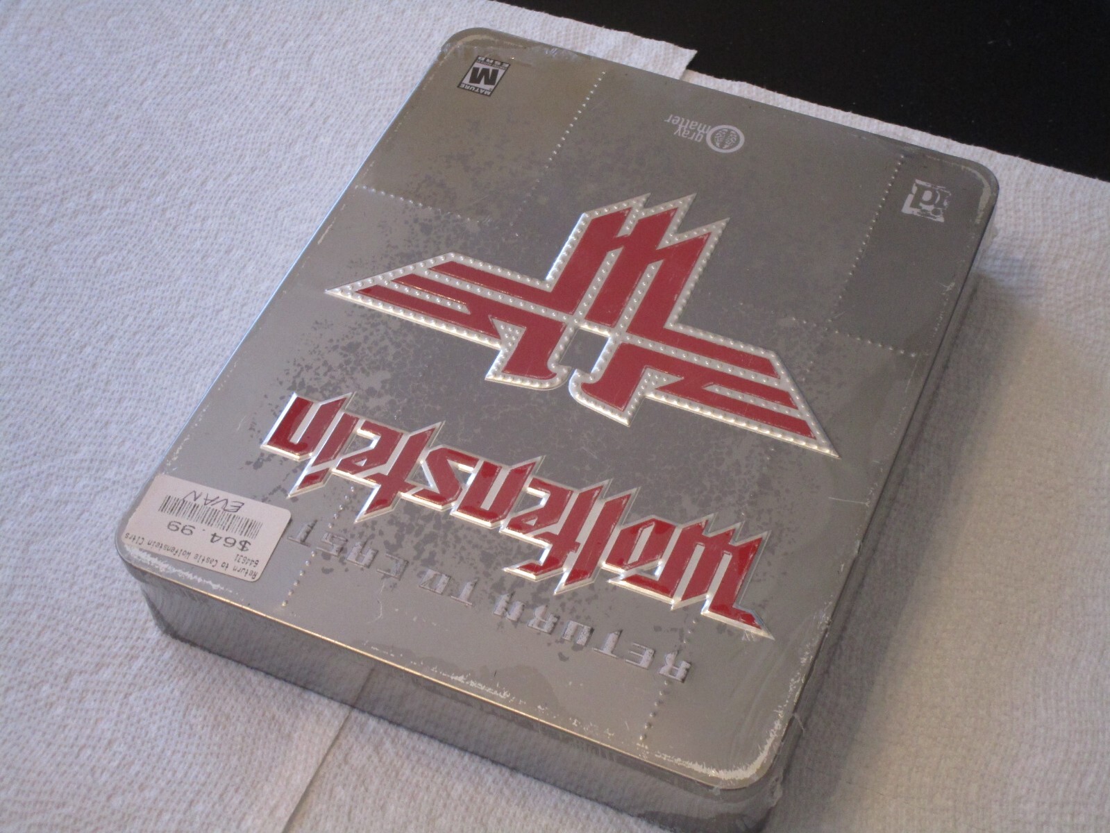 Return to Castle Wolfenstein: Limited Edition (PC 2001) NEW/SEALED METAL BOX TIN