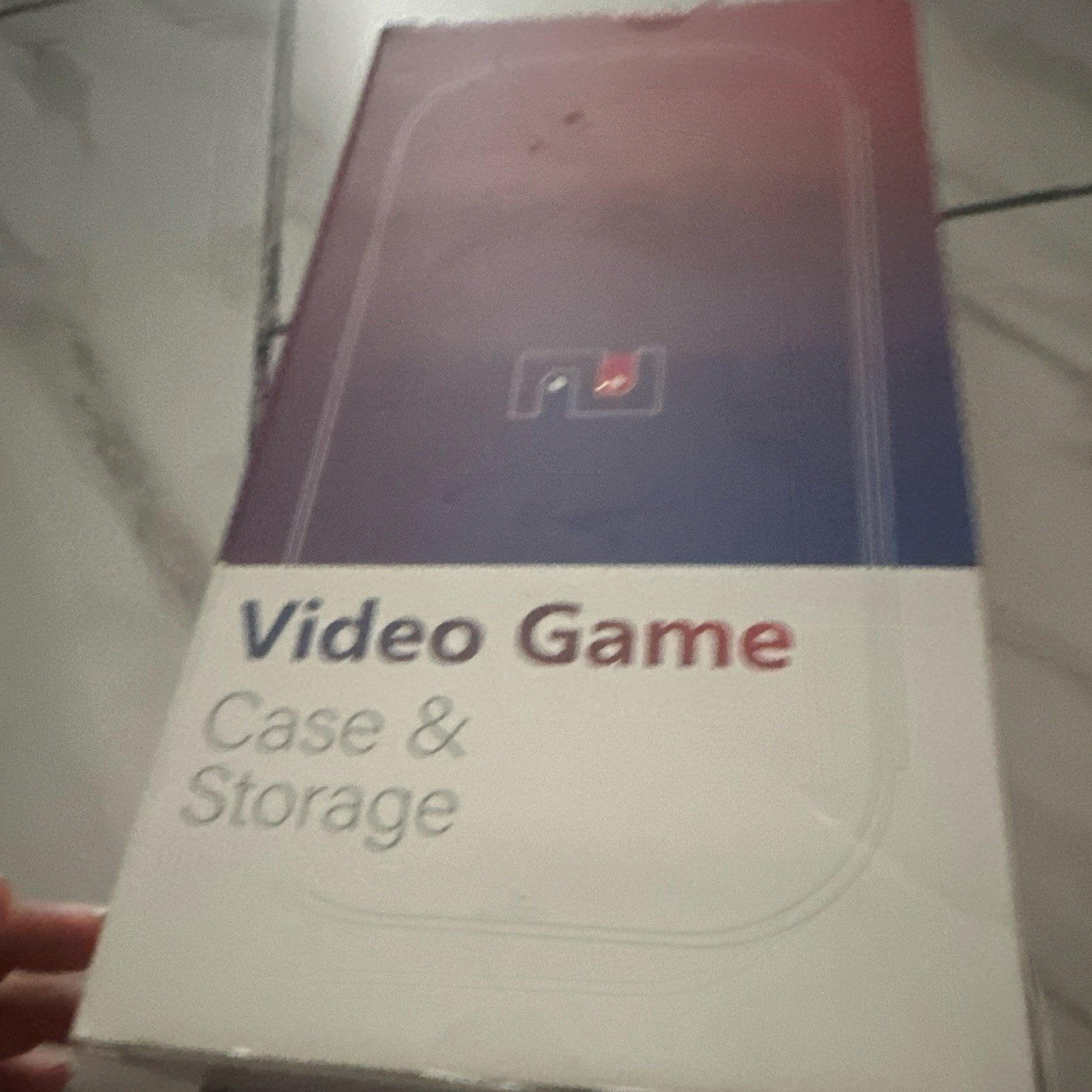 Game Case Storage Protective Organizer Multi-Color White Purple Red X004N1KN87