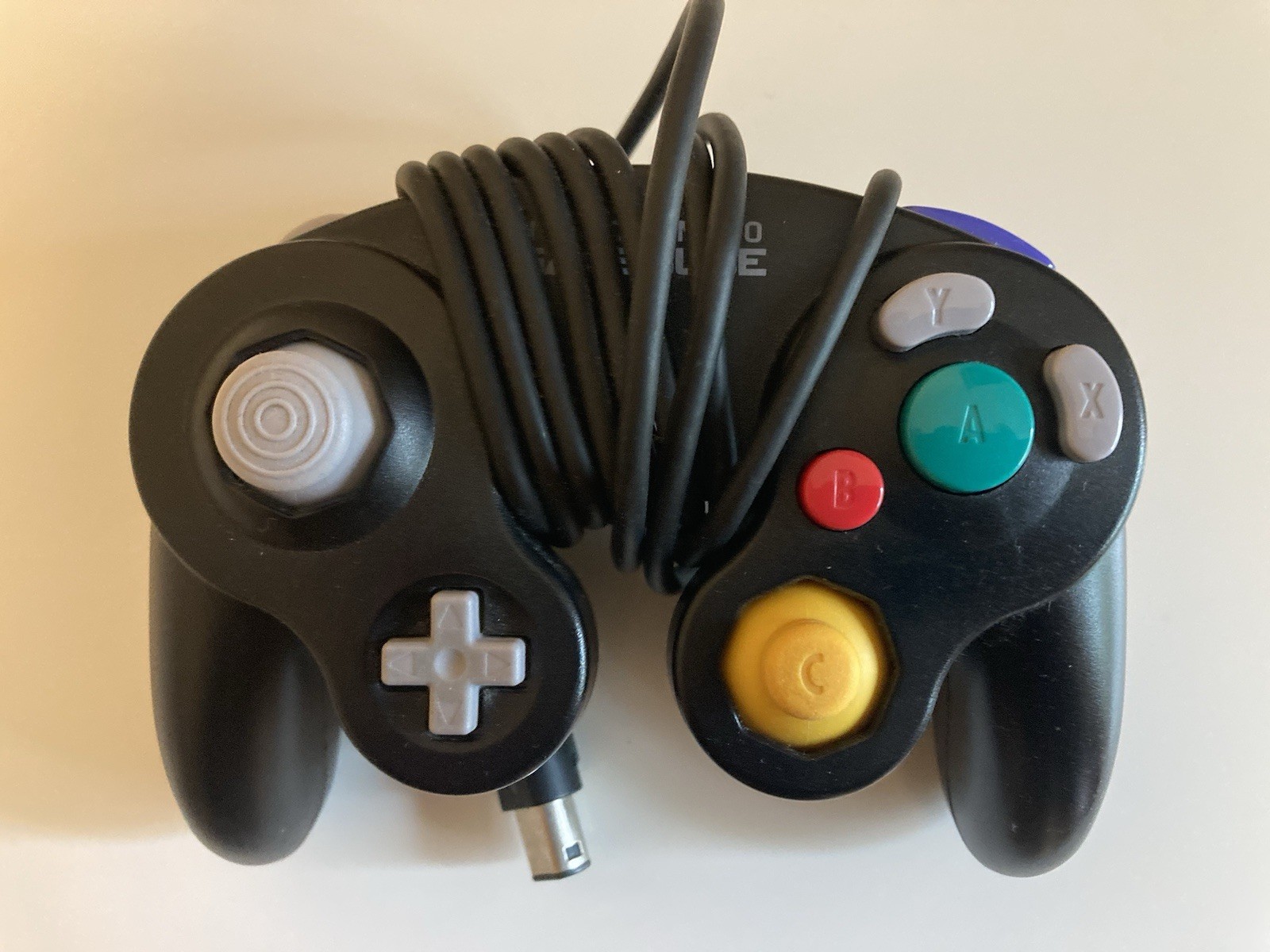 Nintendo Black GameCube Controller OEM Tight Stick