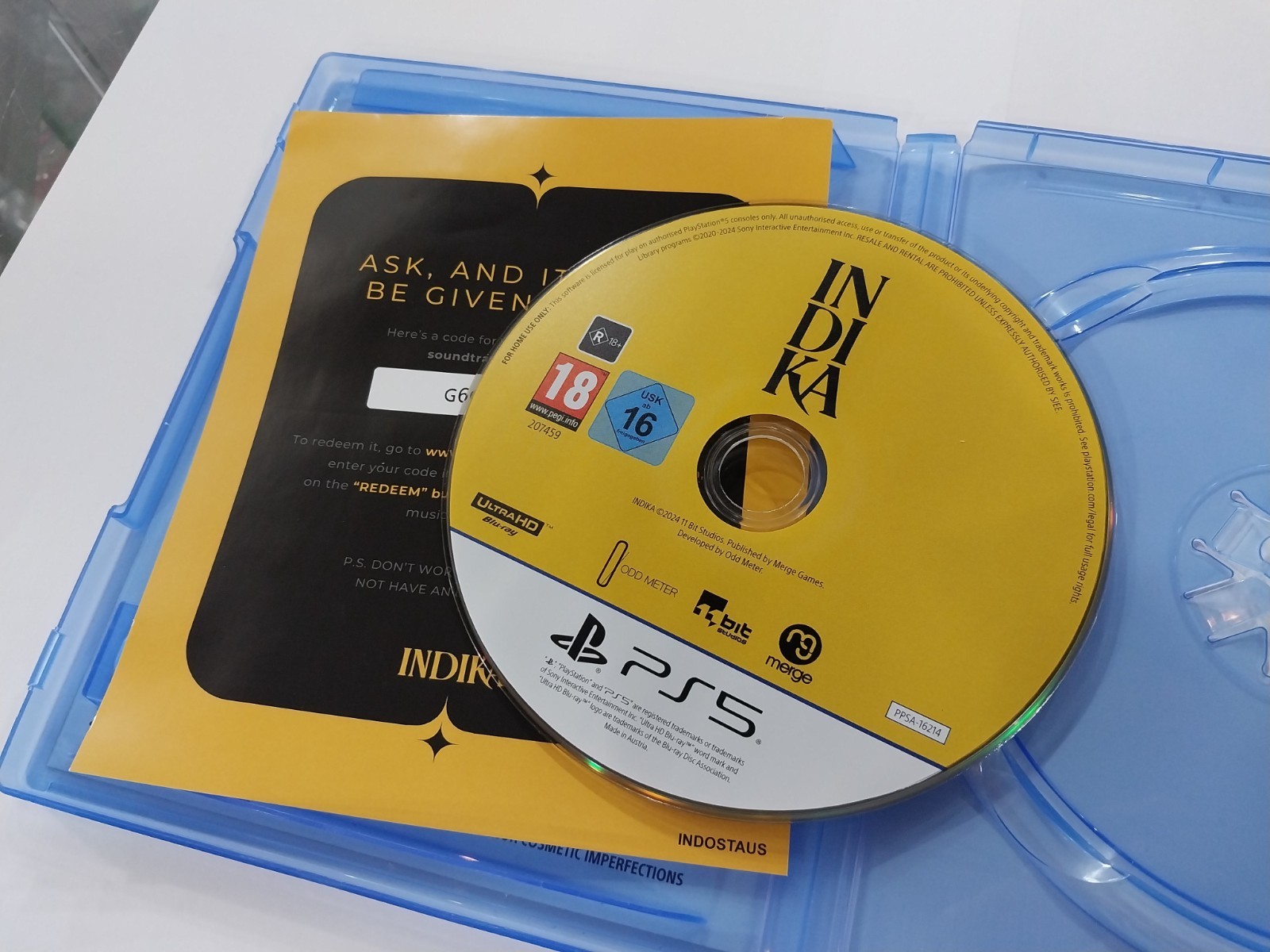 INDIKA (SONY PS5 GAME , R18+)