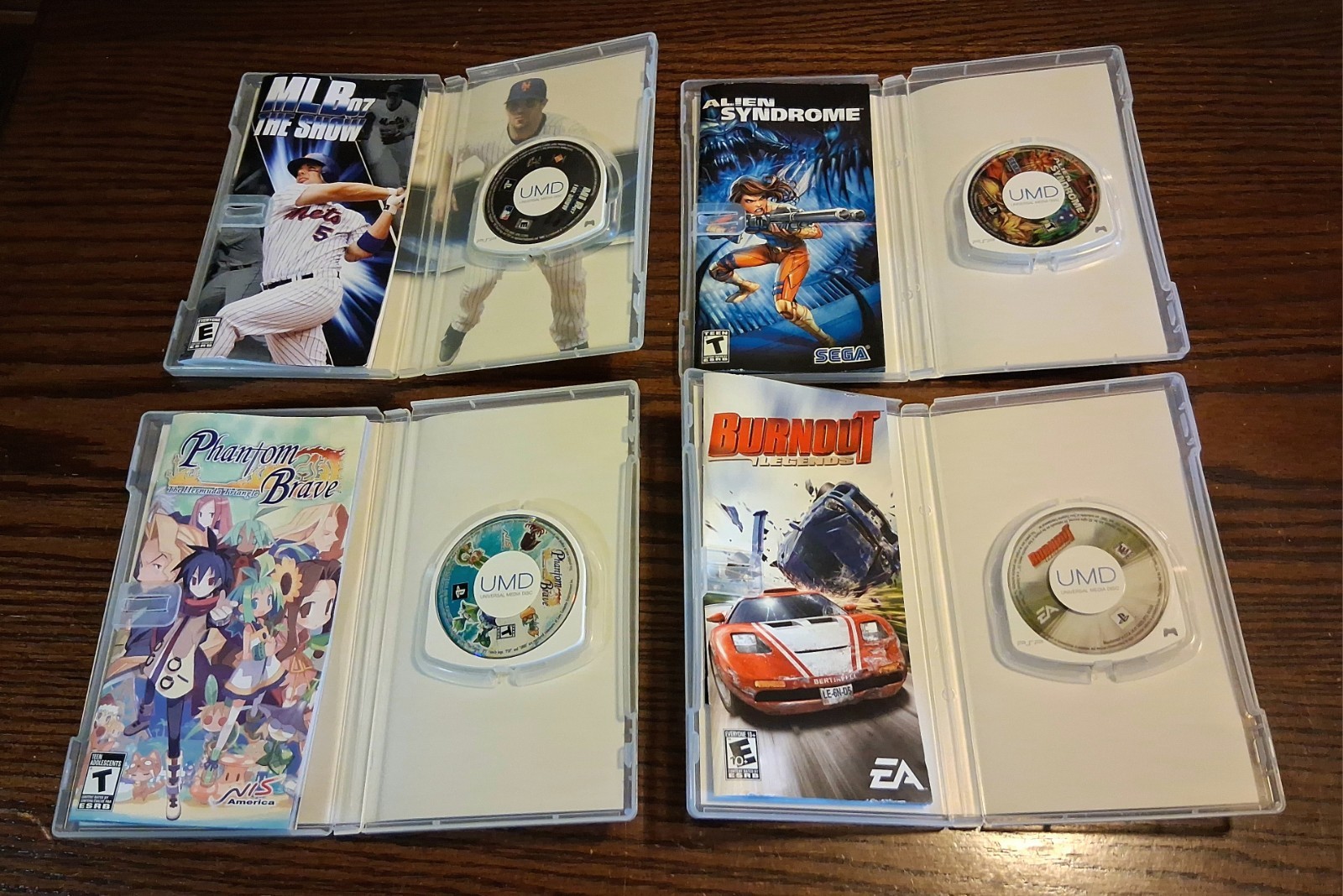 PSP UMD Game/Movie/Music Lot+ Extras RPG Racing Puzzle Arcade See Pics/Descript