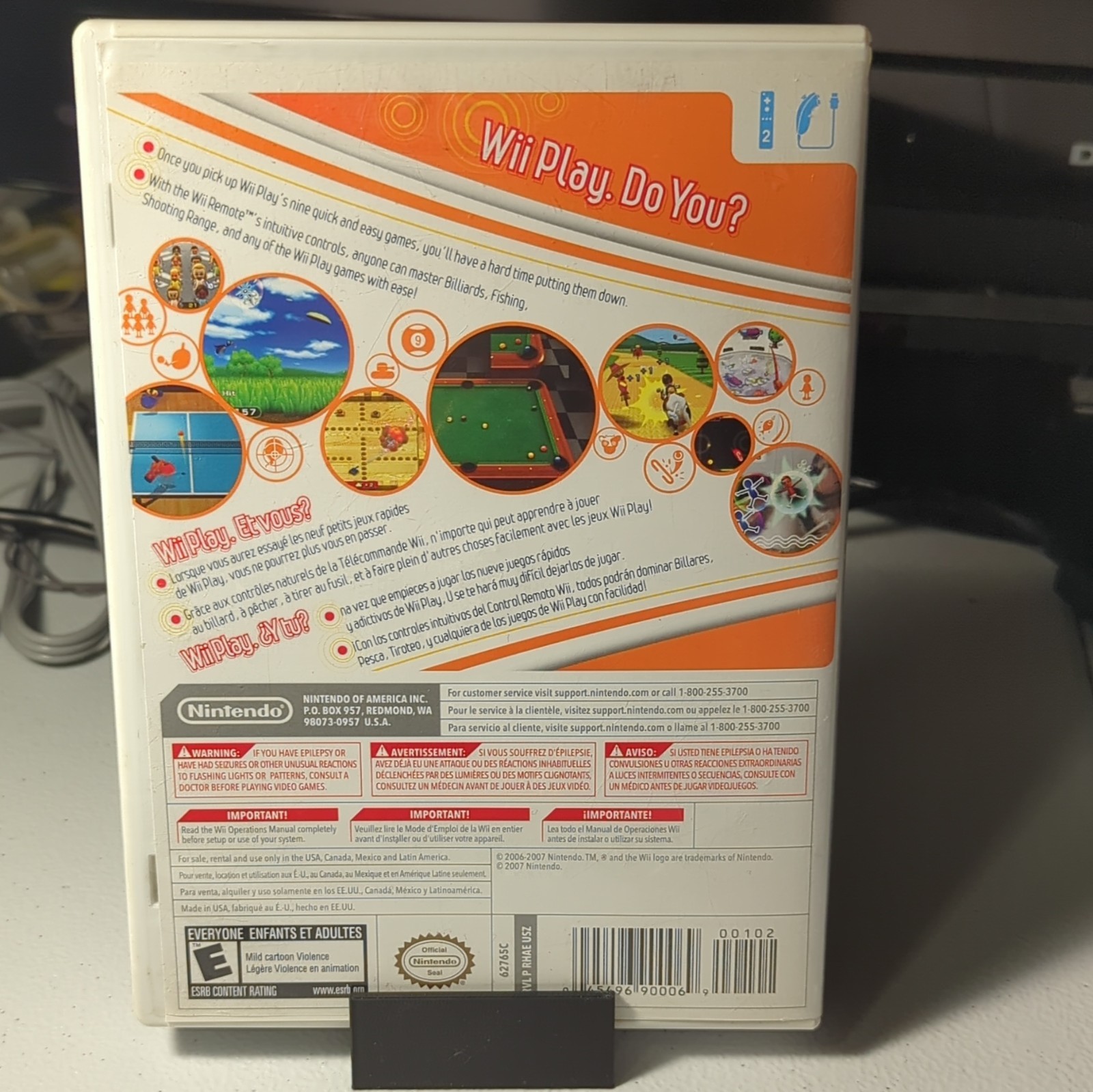 Nintendo Wii Play, Nintendo Wii, CIB w/ Manual,