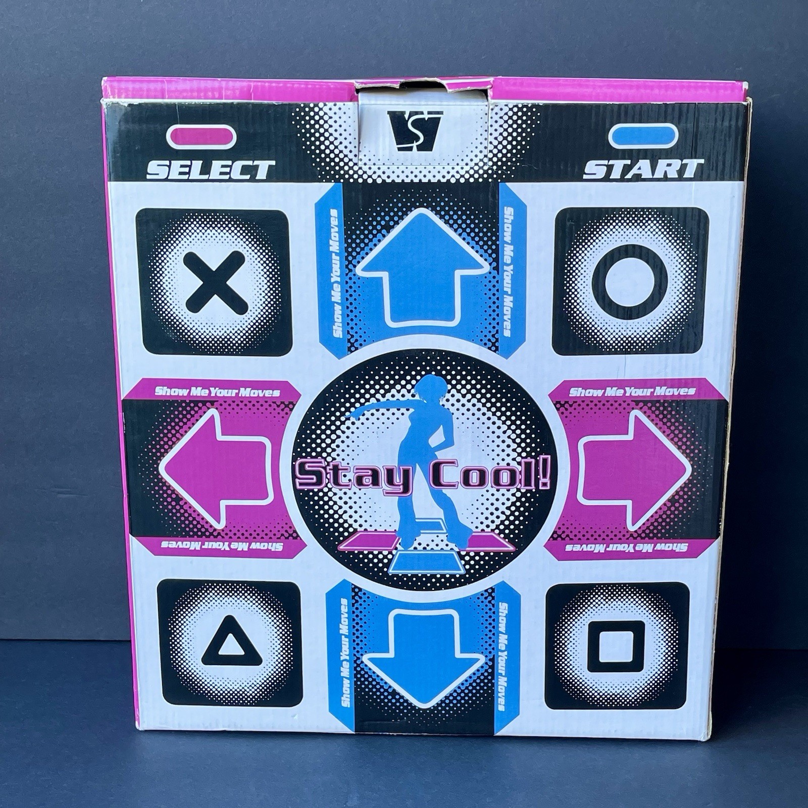 Dance Revolution DDR Pad for PlayStation PS1 PS2 Stay Cool Wired Game Mat in Box