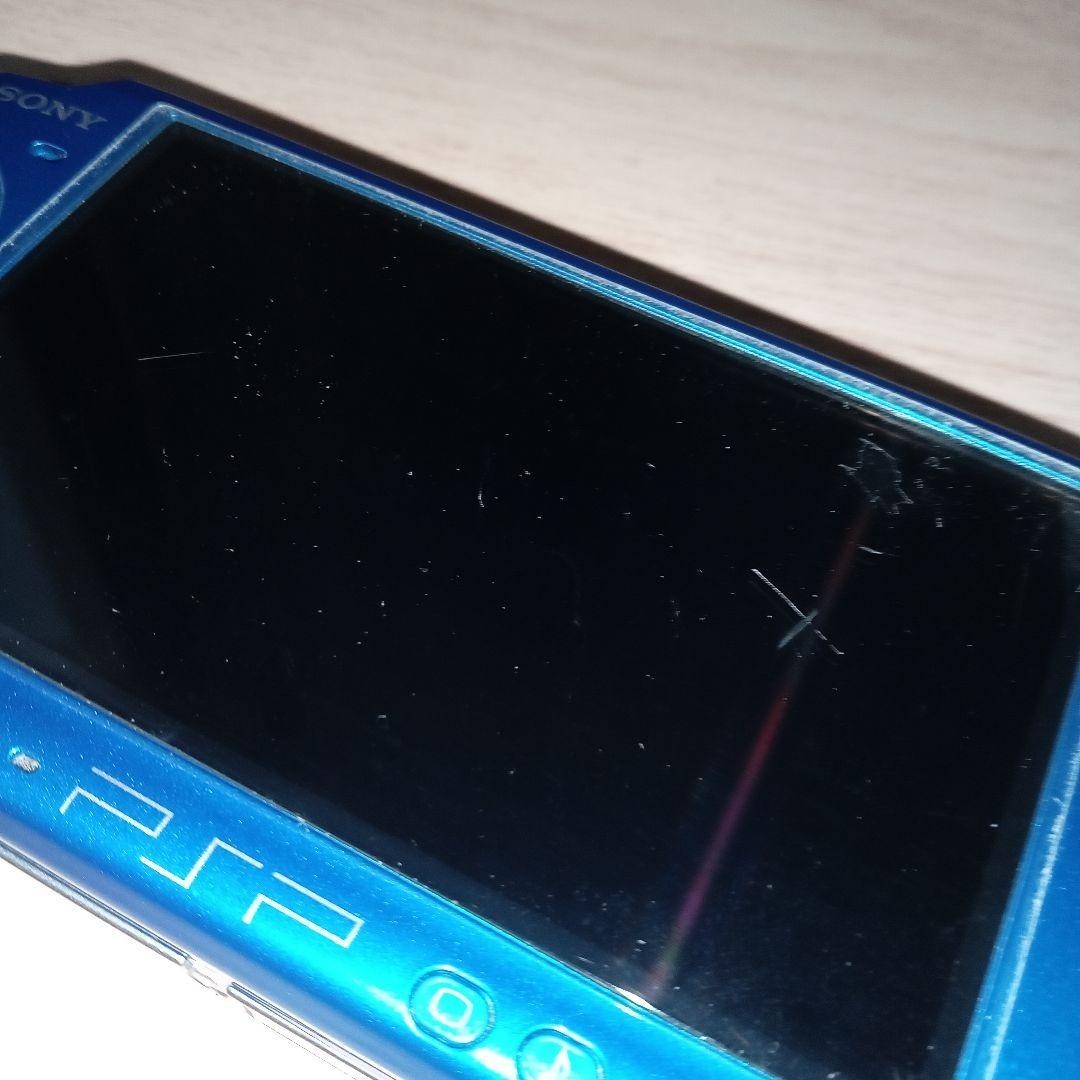 Sony PSP-3000 Vibrant Blue Console CIB Tested