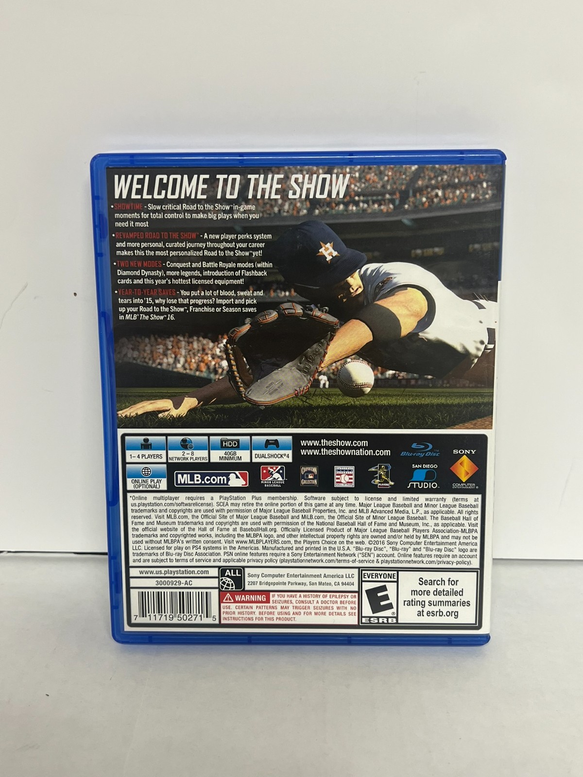 MLB: The Show 16 – Sony Playstation 4 – Used