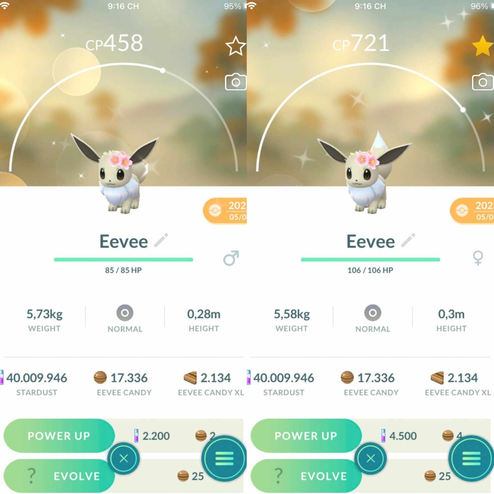 Pokemon Shiny Eevee With Cherry Blossom GO – TRA’DE 20k Dust – Read Description