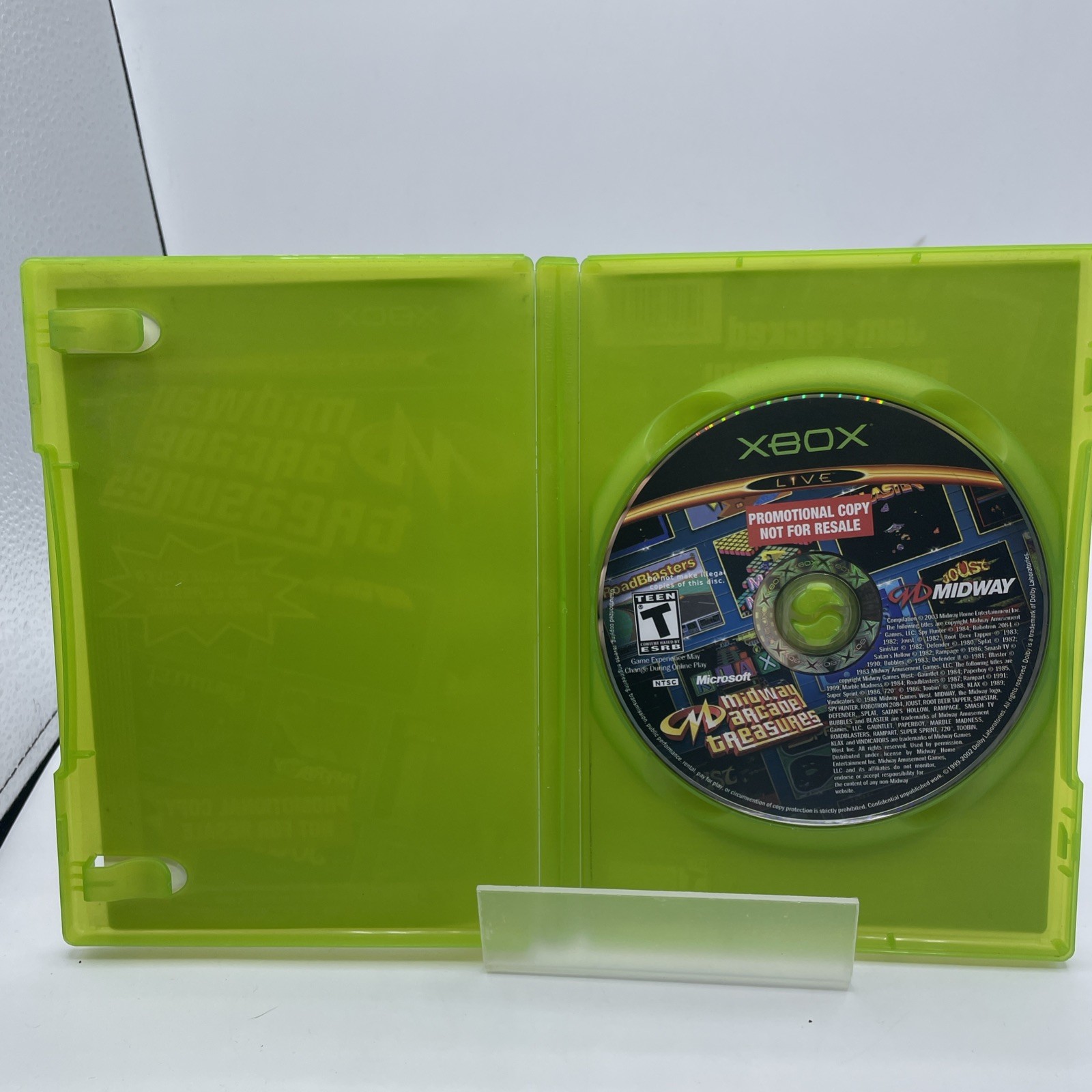 Midway Arcade Treasures -Not For Resale (Microsoft Xbox, 2003) – Tasted
