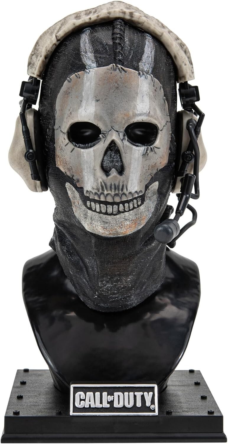 CALL OF DUTY LT. SIMON ” GHOST ” RILEY 8″ BUST STATUE 20th ANNIVERSARY EDITION
