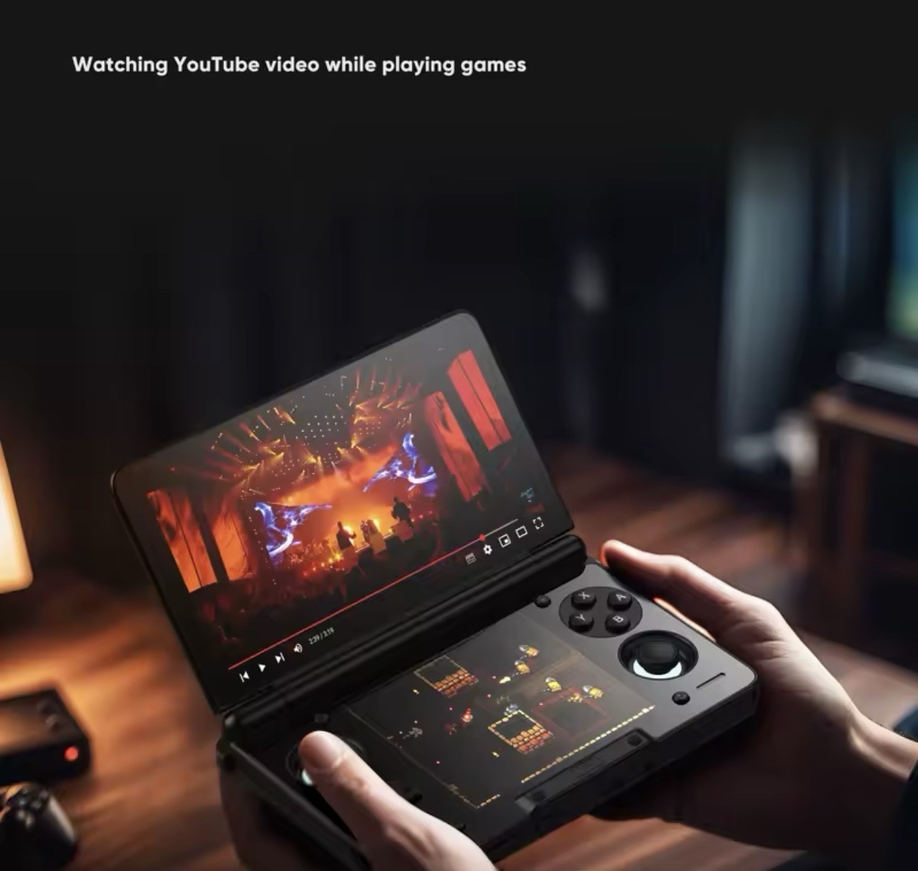 New AYN Thor 128 Android Handheld Dual Screen Clamshell 6” AMOLED 1080p Gaming