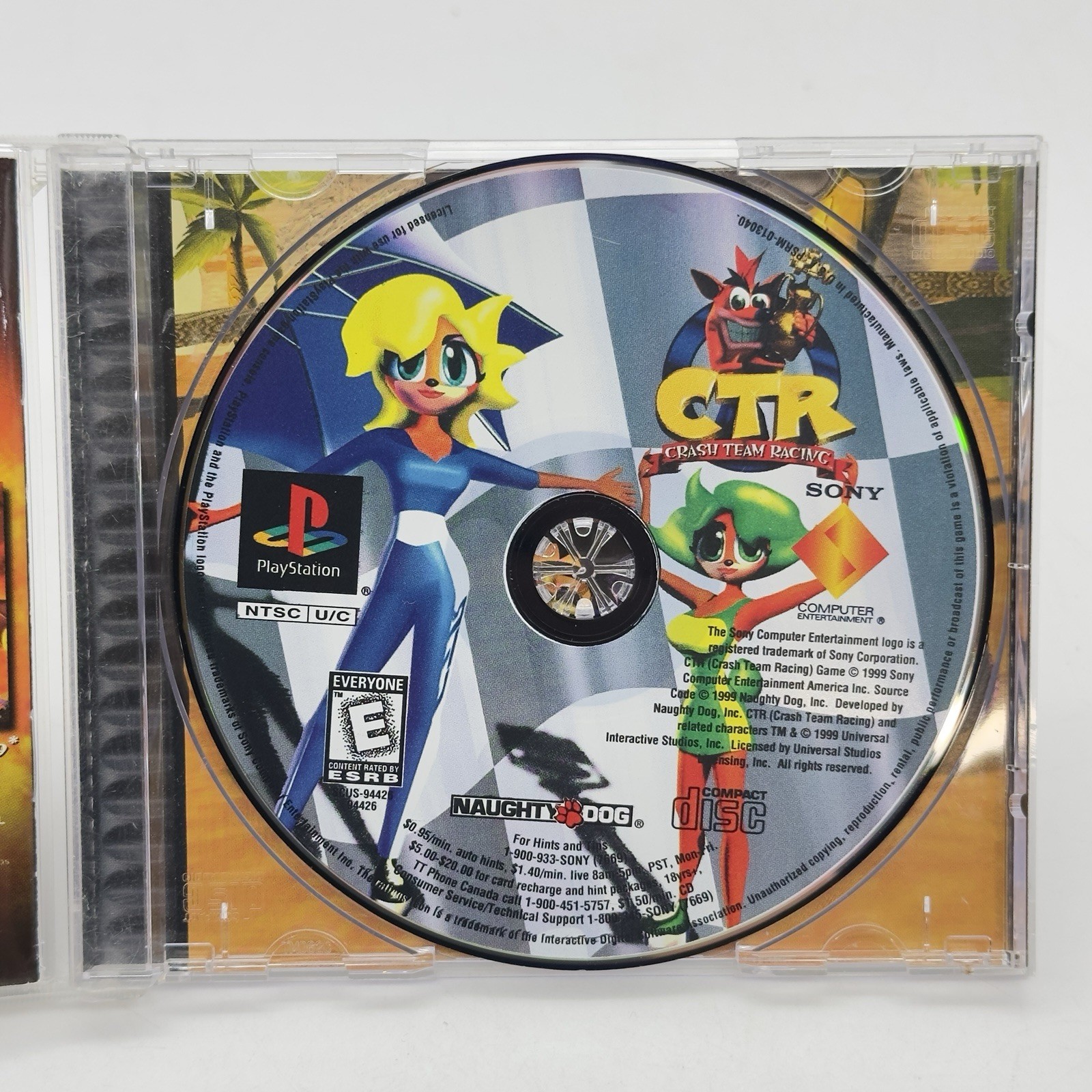 Crash Team Racing CTR Sony PlayStation 1 PS1 TESTED Complete CIB Resurfaced READ