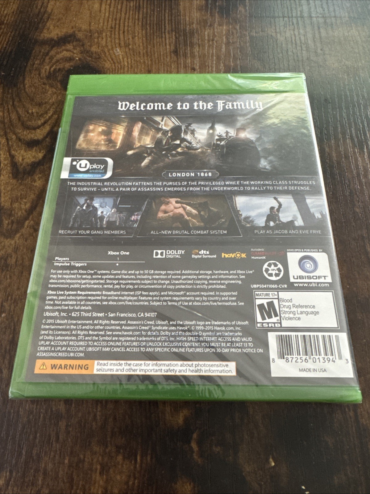 Microsoft Xbox One Assassin’s Creed: Syndicate Brand New Sealed