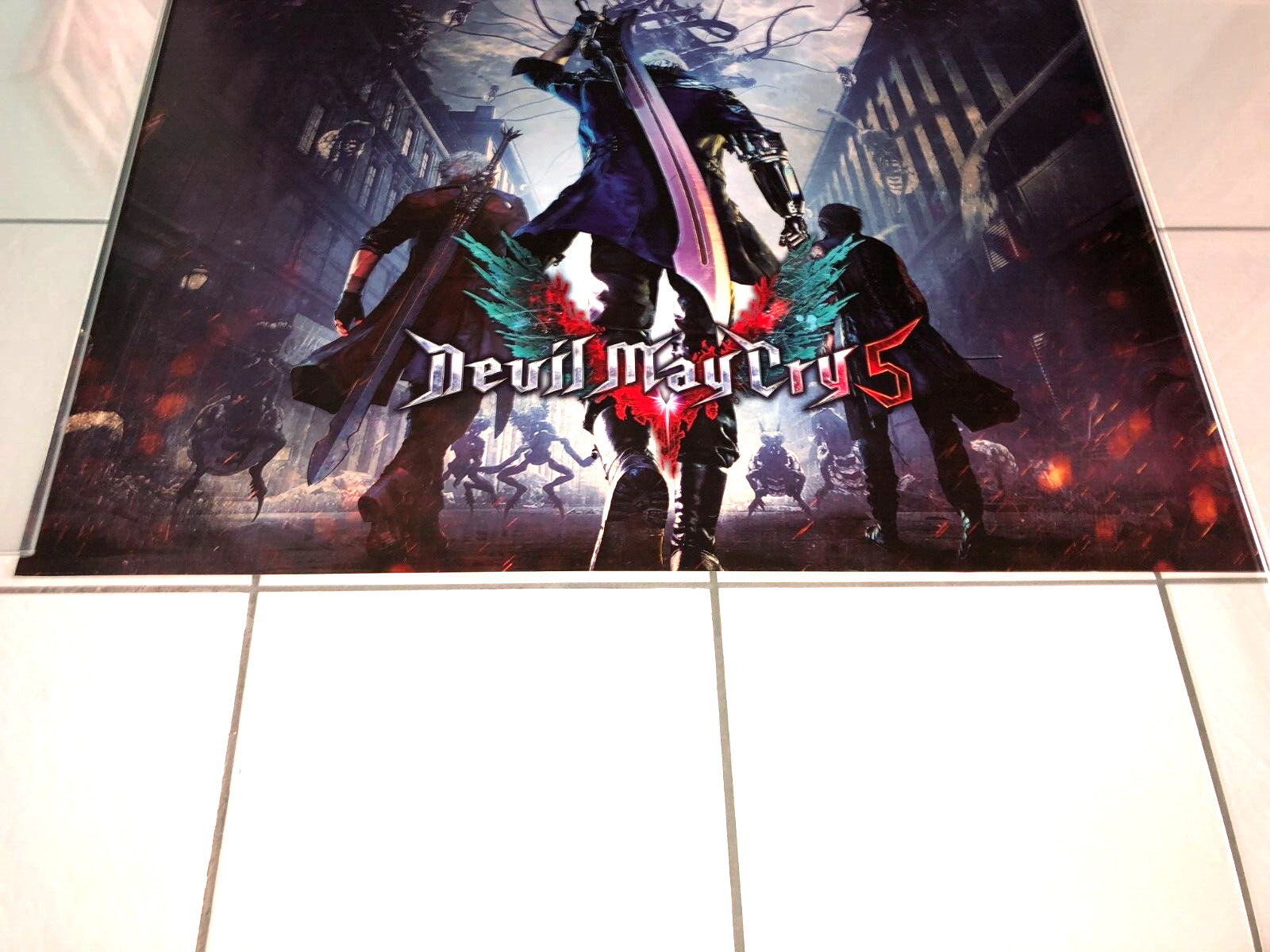 DEVIL MAY CRY 5 2019 HORROR RARE ORIG AUST NMINT MA15+ PS4 XBOX ONE GAMES POSTER