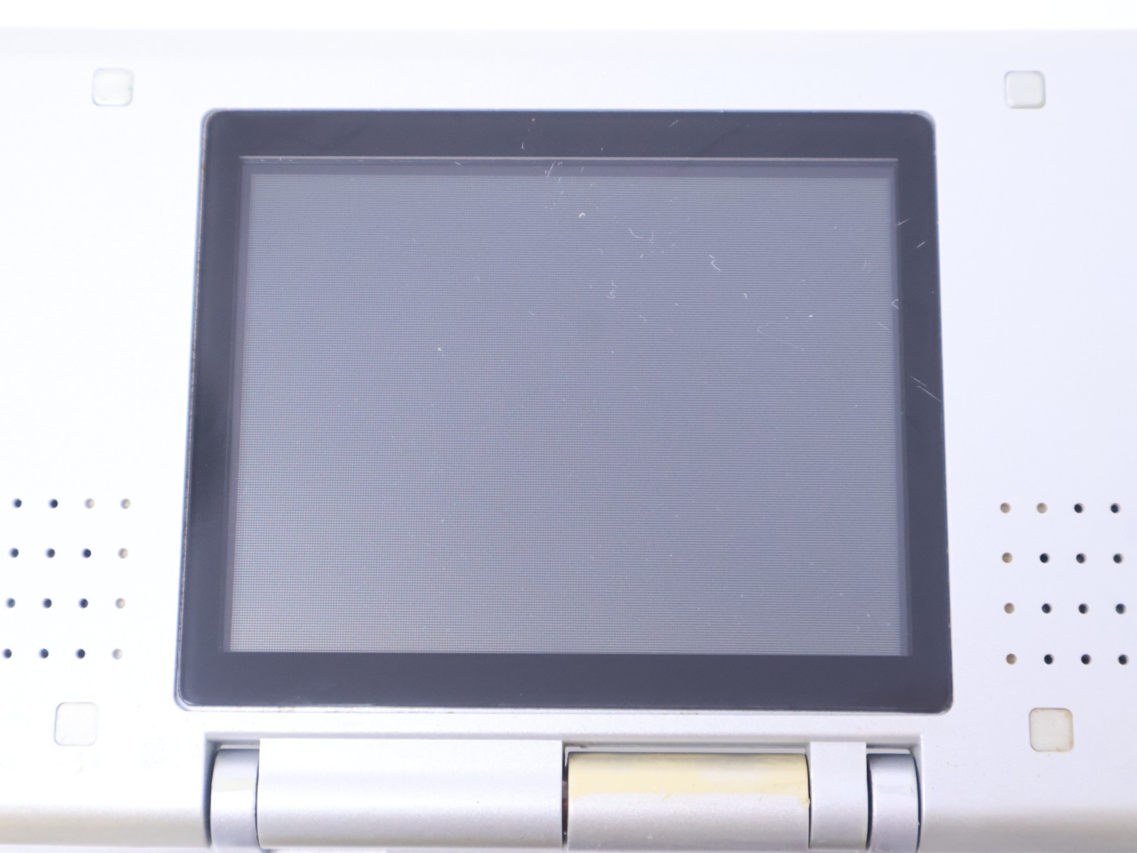 Nintendo DS Handheld Console Tested Working Titanium Silver w/ Charger & Stylus