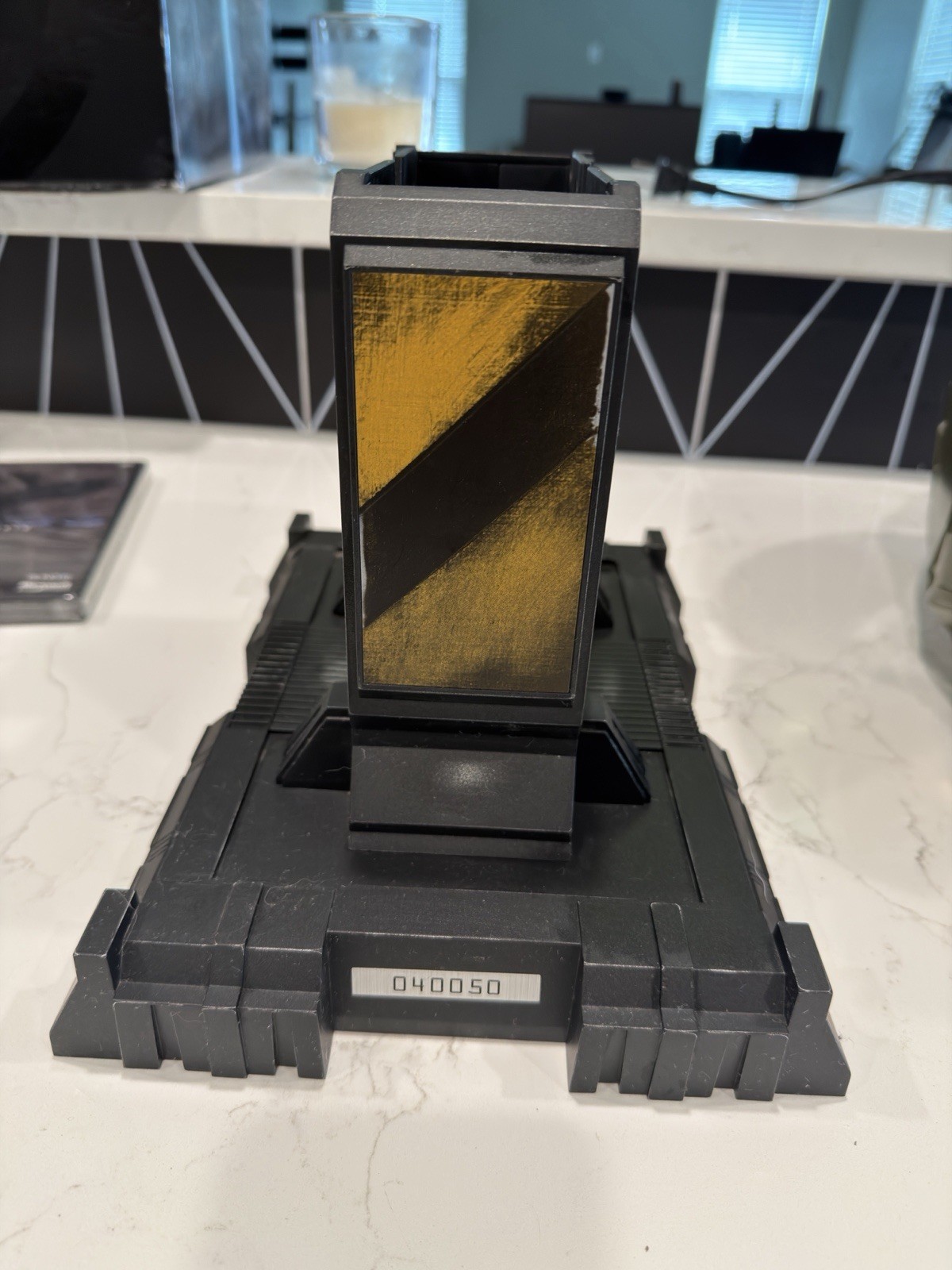Microsoft Halo 3 Master Chief Helmet w/ Display Stand and Halo essentials.