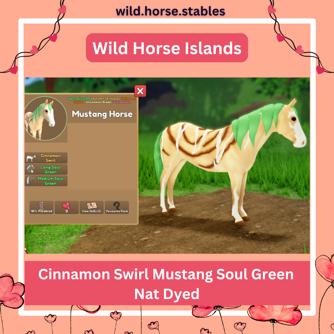 Wild Horse Islands – Autumn & Halloween Naturally Dyed Horses (Nat Dyed)