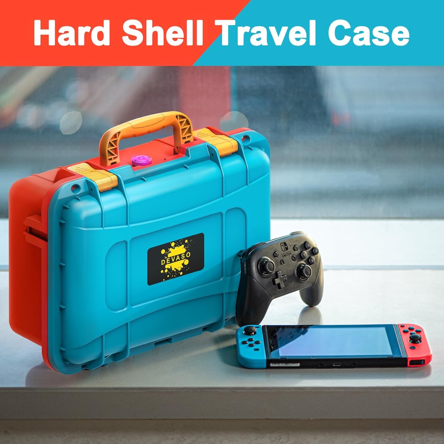 Hard Shell Travel Storage Case For Nintendo Switch OLED Console & Controller