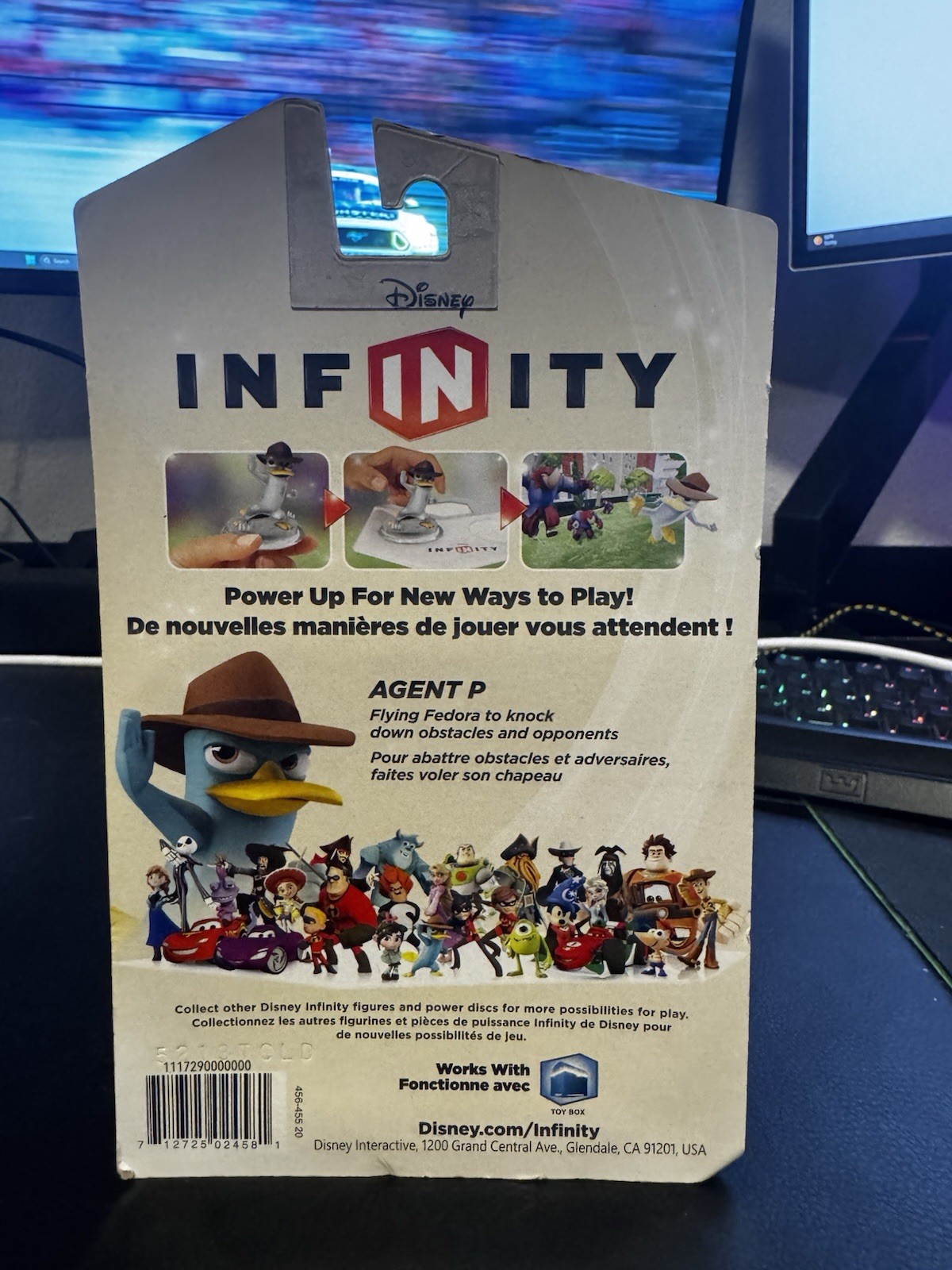 Disney Infinity Crystal Agent P Toys R Us Exclusive