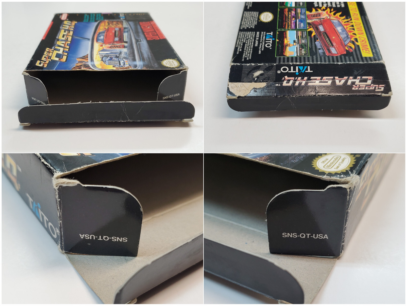 Super Chase HQ H.Q. Super Nintendo Box Only *(No Game,No Manual) *wear