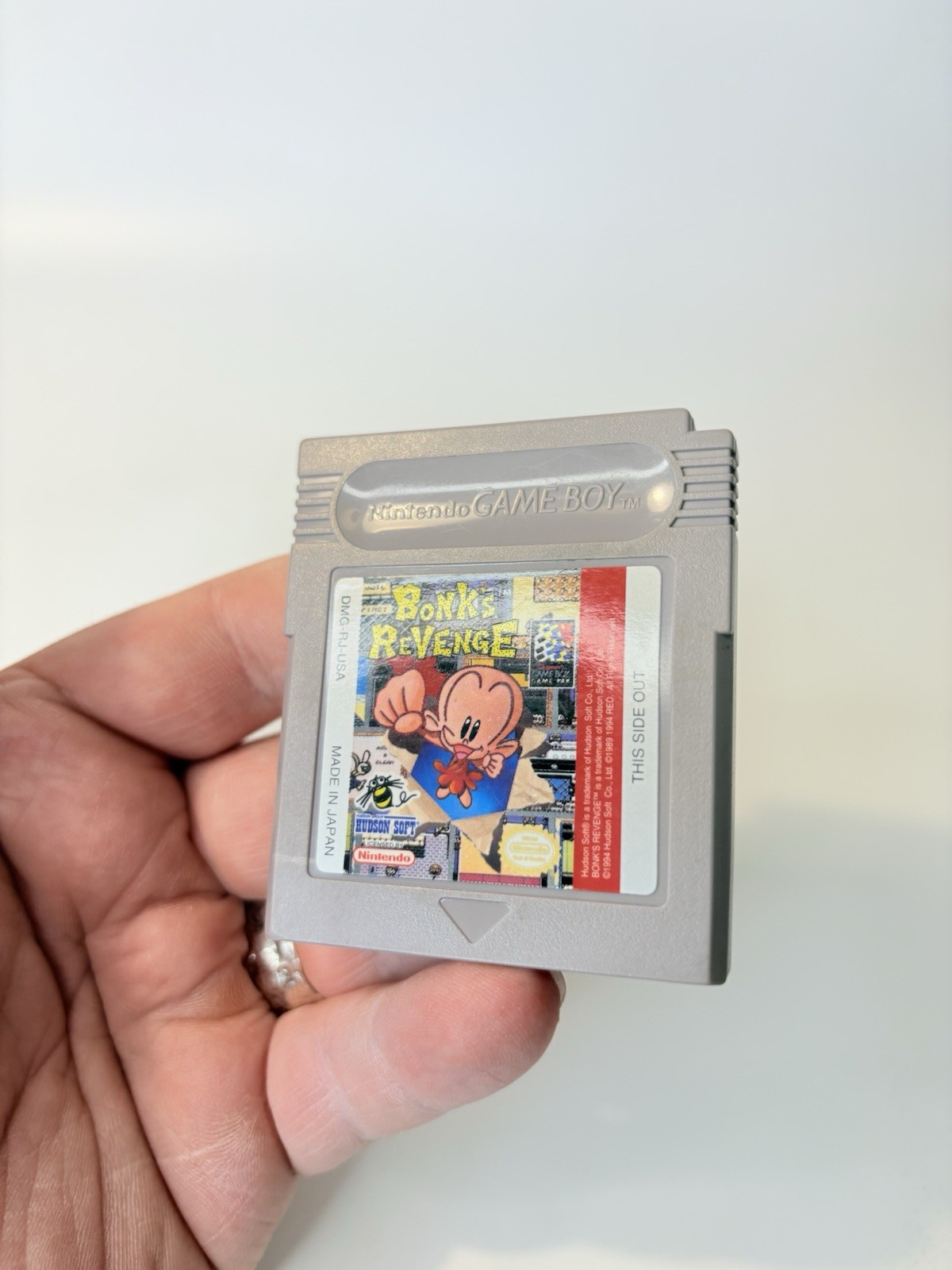 Bonk’s Revenge Nintendo Game Boy Gameboy Authentic Rare Phenomenal Condition