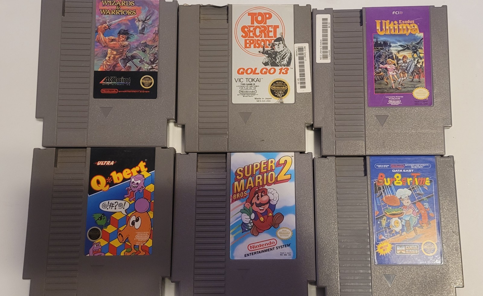 Nintendo NES Classic Games Lot of 7 Super Mario