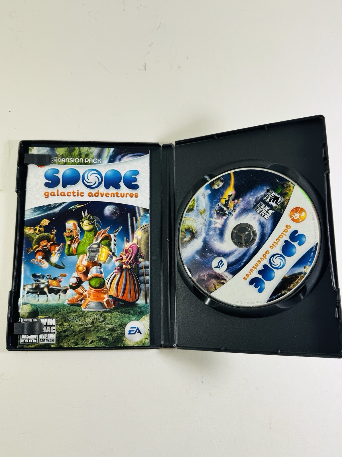 Spore Galactic Adventures (PC Mac 2009, Expansion Pack w/ Manual) ML418/ML440