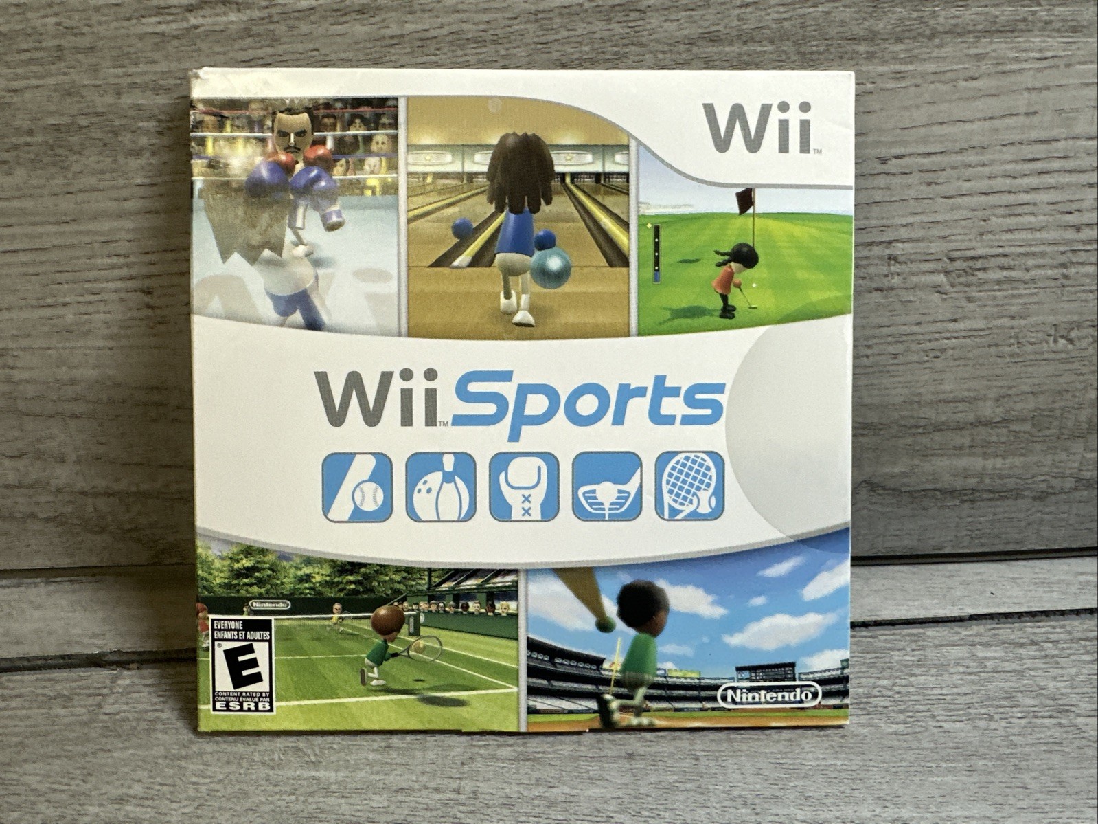 Wii Sports (Nintendo Wii, 2006-2007) New Game Factory Sealed in Cardboard Sleeve