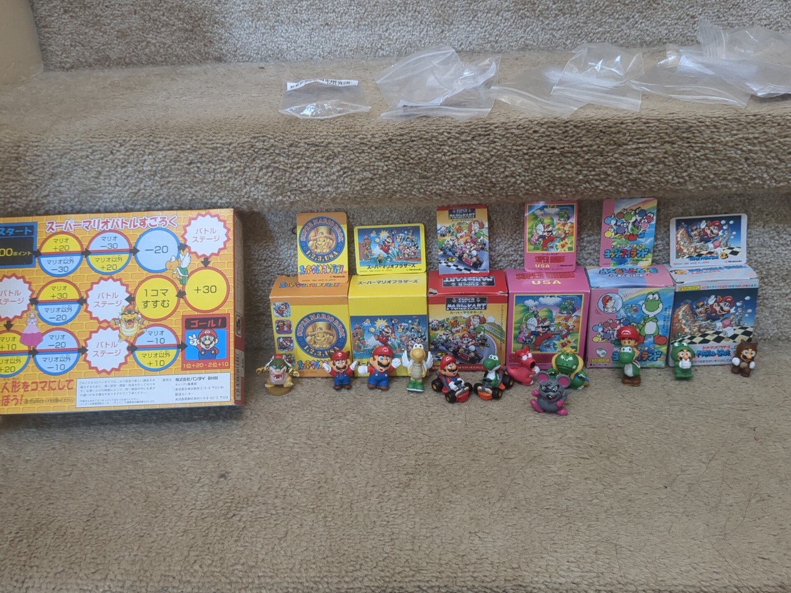 Rare Super Mario Bros World Figures Nintendo Kart Yoshi Bowser Birdo Kart Mouser