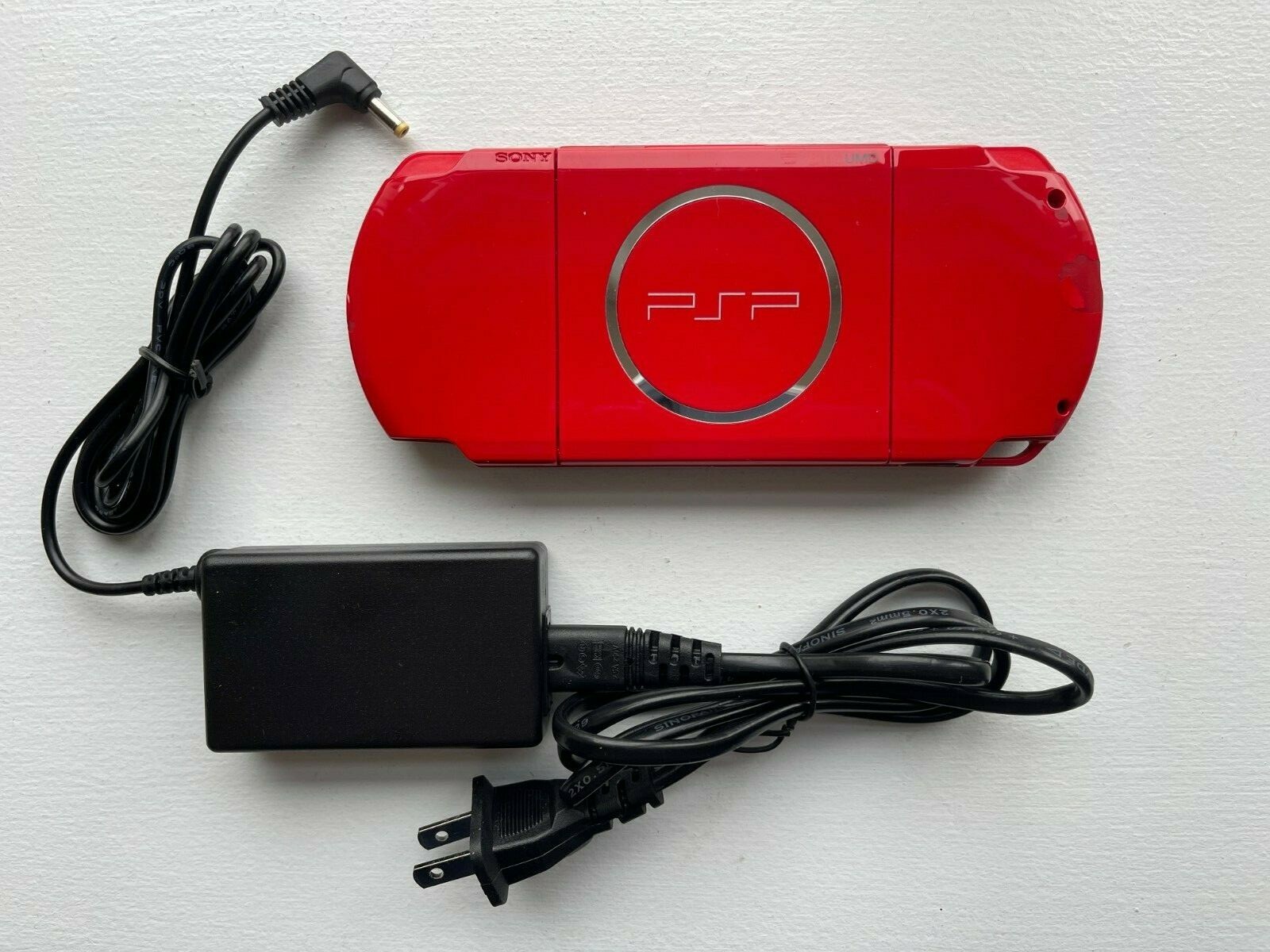 PSP 3000 Black / Red – OEM Japan Import US Seller TESTED + Charger