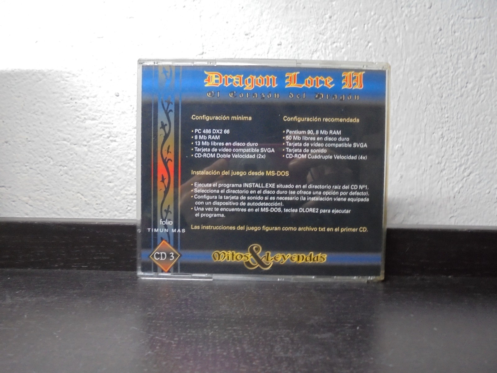 Dragon Lore II PC 3CD-ROM Cryo Interactive Spanish PAL 1996 Complete