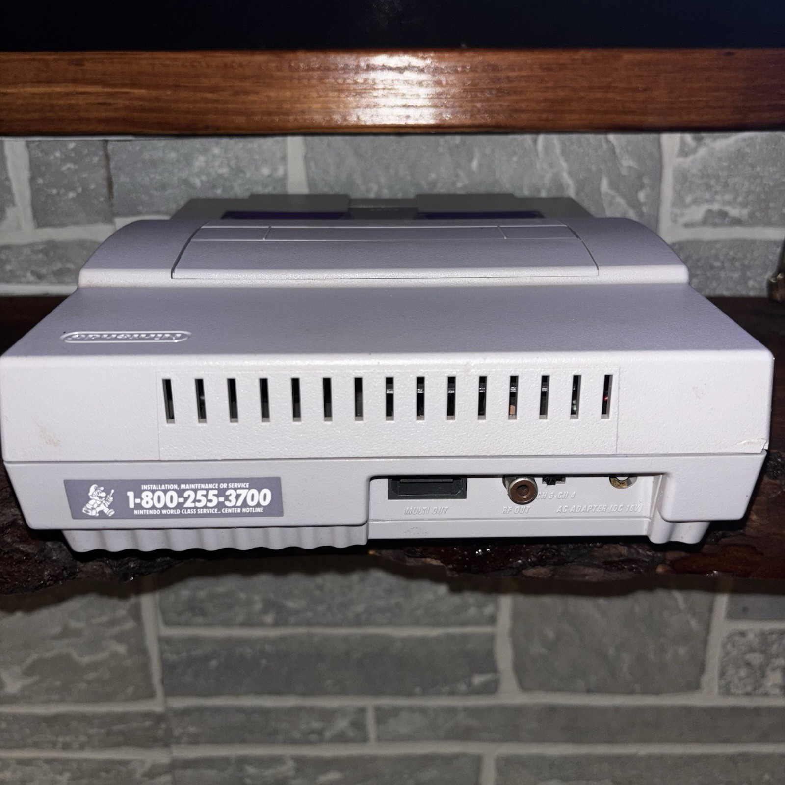 Super Nintendo SNES Original SNS-001 Console Only AS IS FOR PARTS