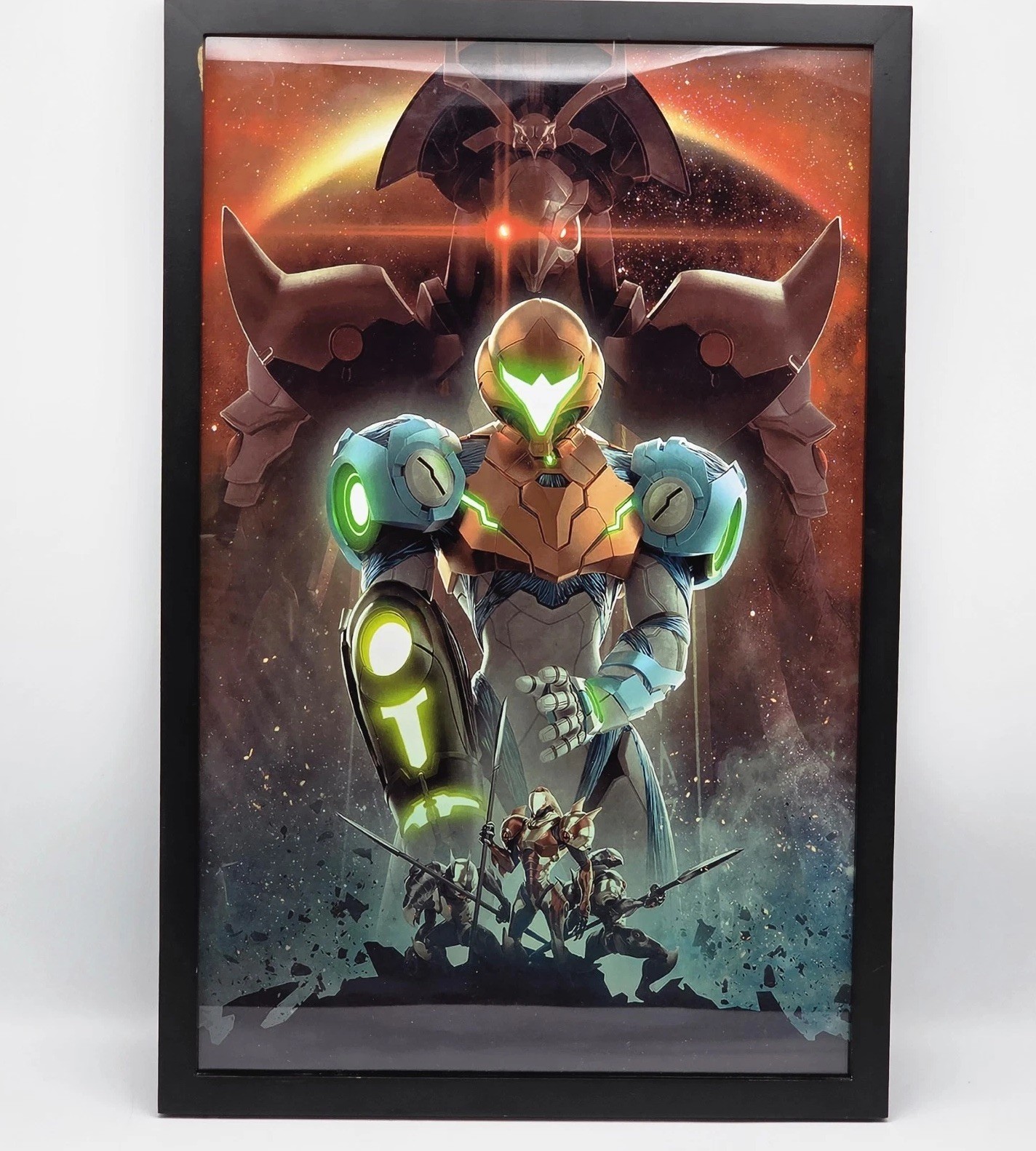 Nintendo NY Metroid Dread Exclusive Poster With Frame