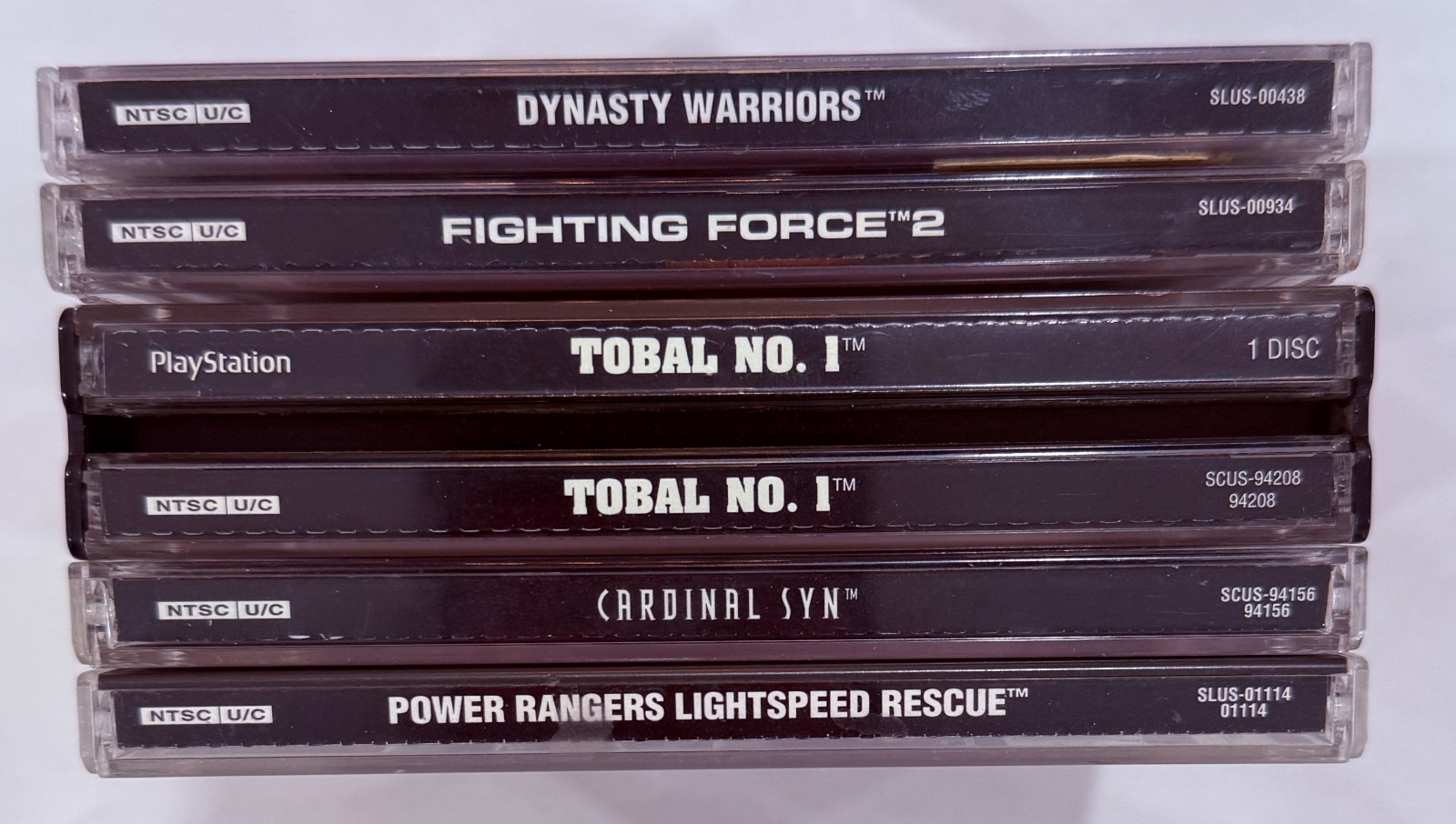 PlayStation 1 Games Lot – Dynasty Warriors, Tobal No 1, Power Rangers Rescue