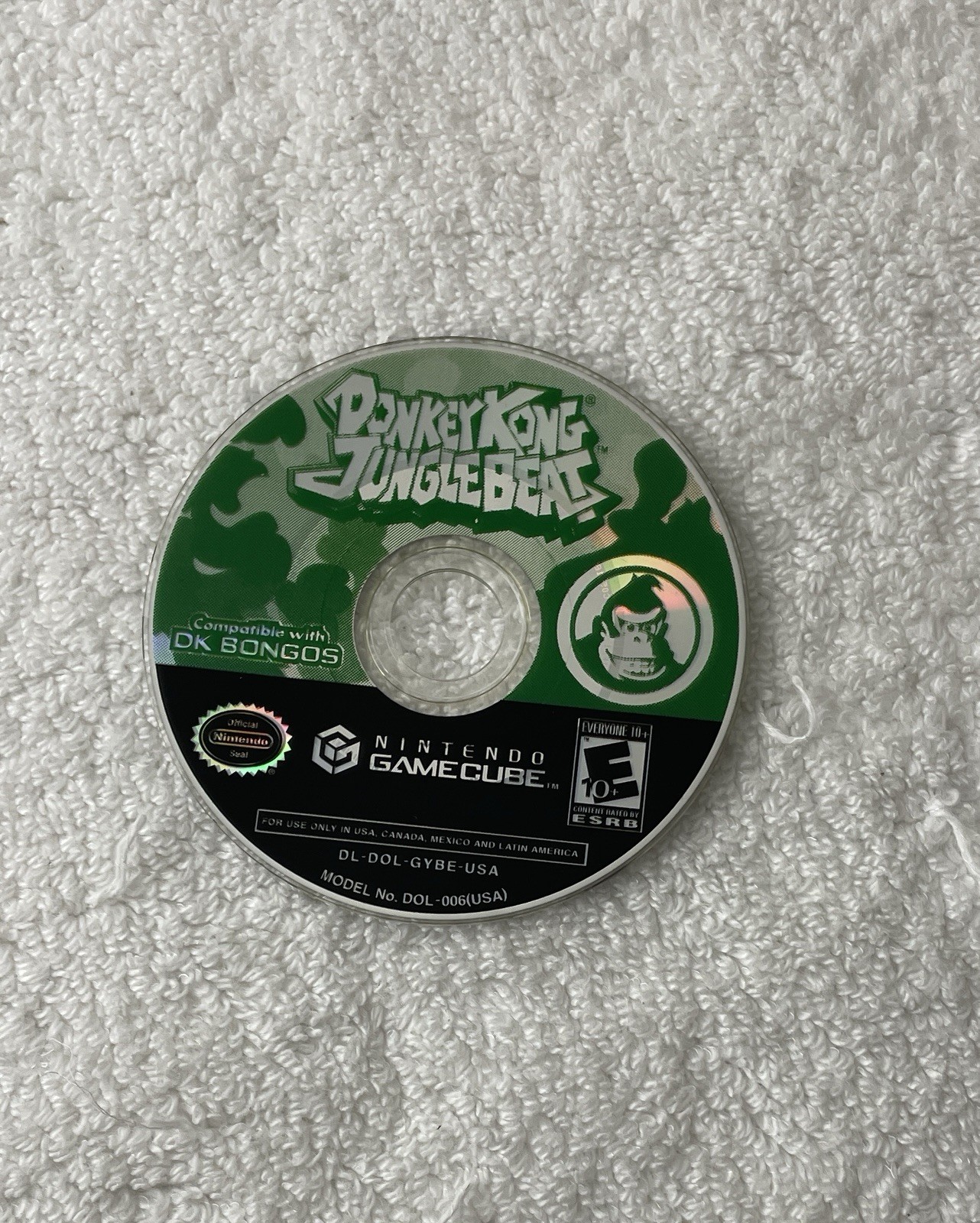 Donkey Kong Jungle Beat (Nintendo Gamecube, 2005) Game & Case-Tested