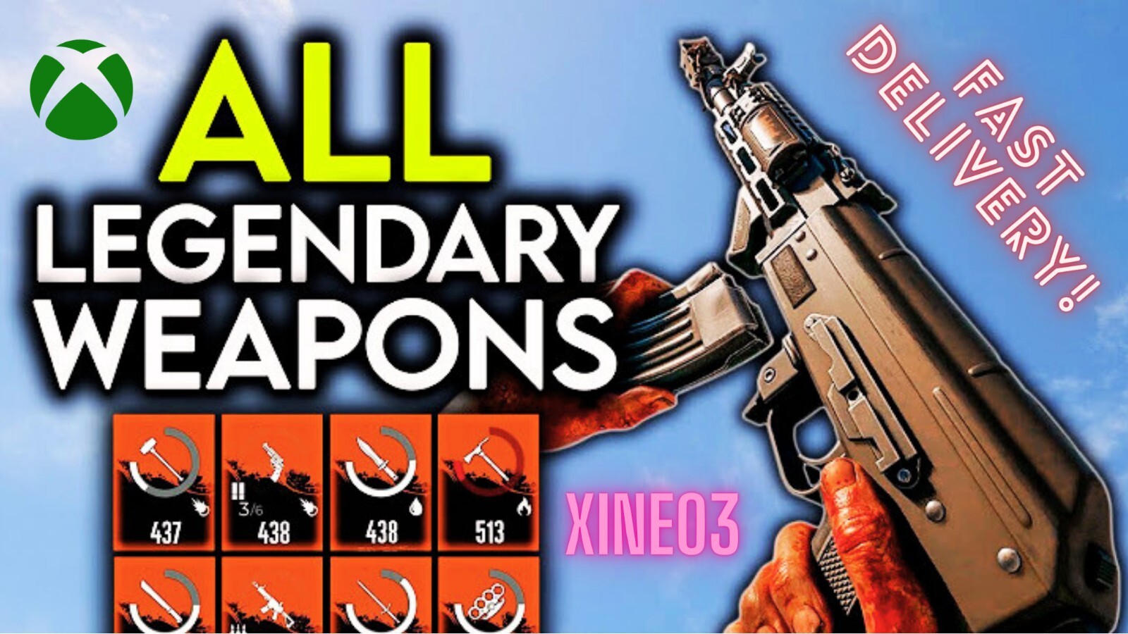 Dead Island 2 ALL 8 LEGENDARY Weapon Item Xbox One & Series X/S🔥FAST DELIVERY🔥