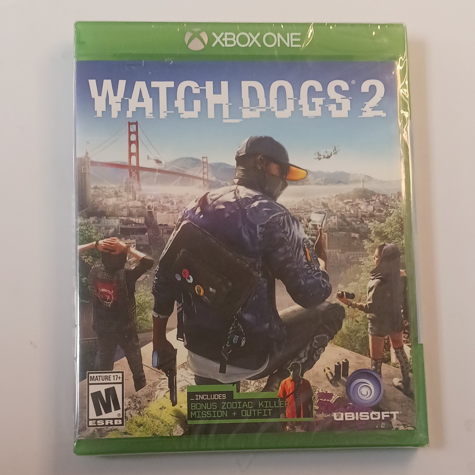 Watch Dogs 2 Xbox One Multiplayer Bonus Zodiac Killer Mission + Outfit UNOPENED