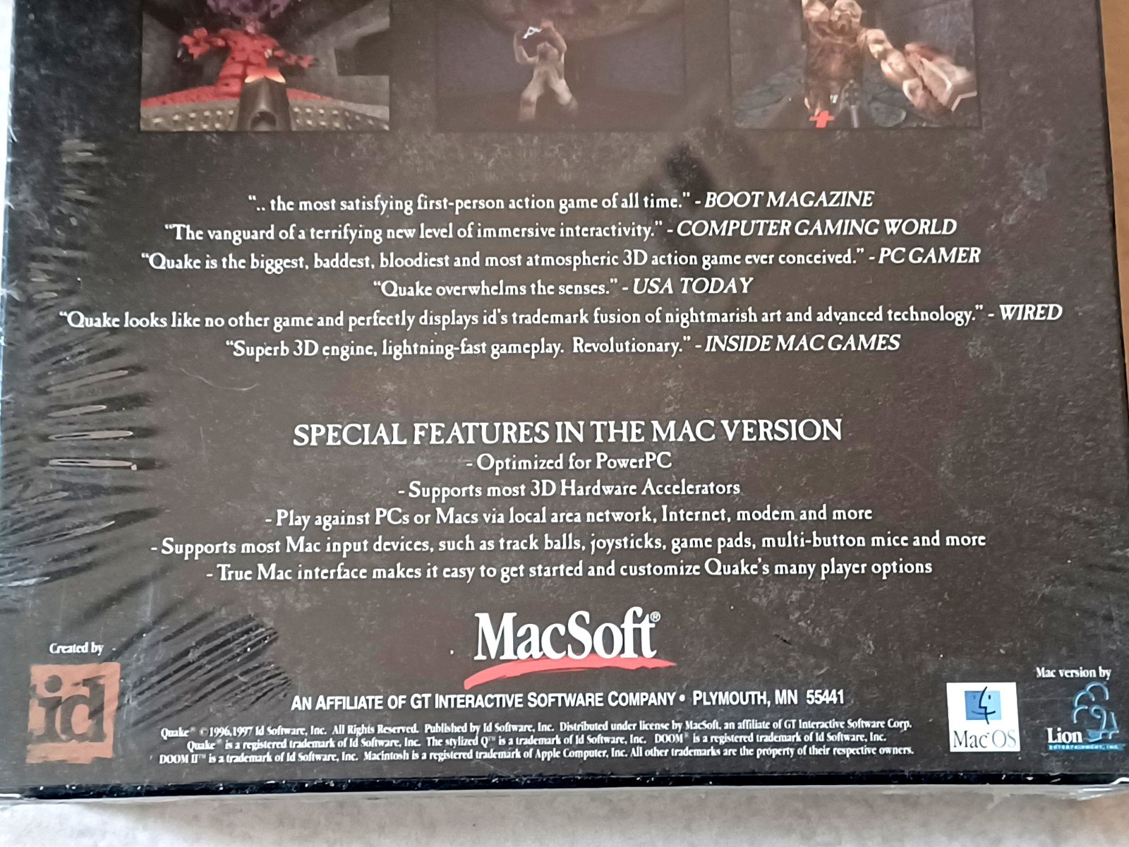 Quake – Apple Mac Macintosh Games BRAND NEW BIG BOX 🔥Sealed 🔥RARE