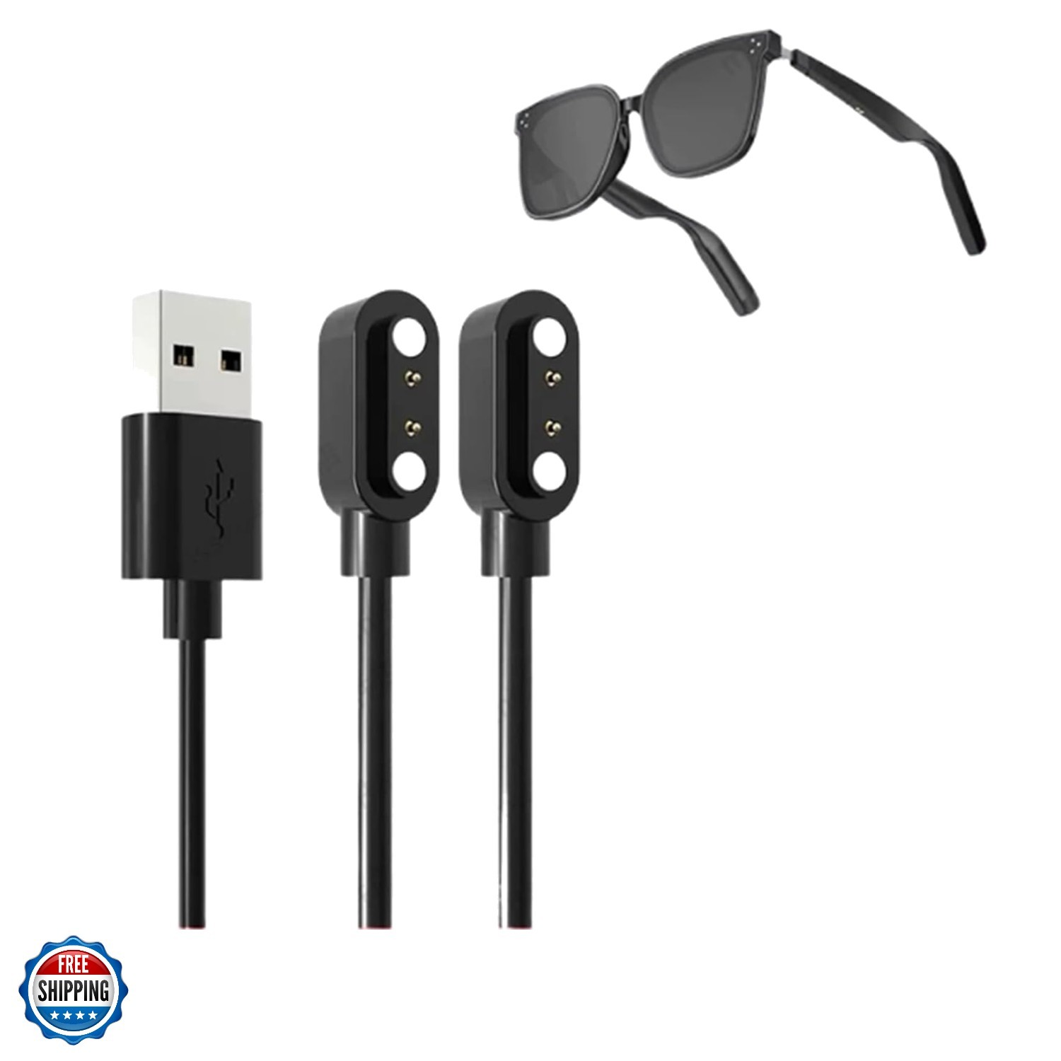 Smart Glasses Charger,1 Pack Compatible with SmartGlasses Charging Cable Magn…