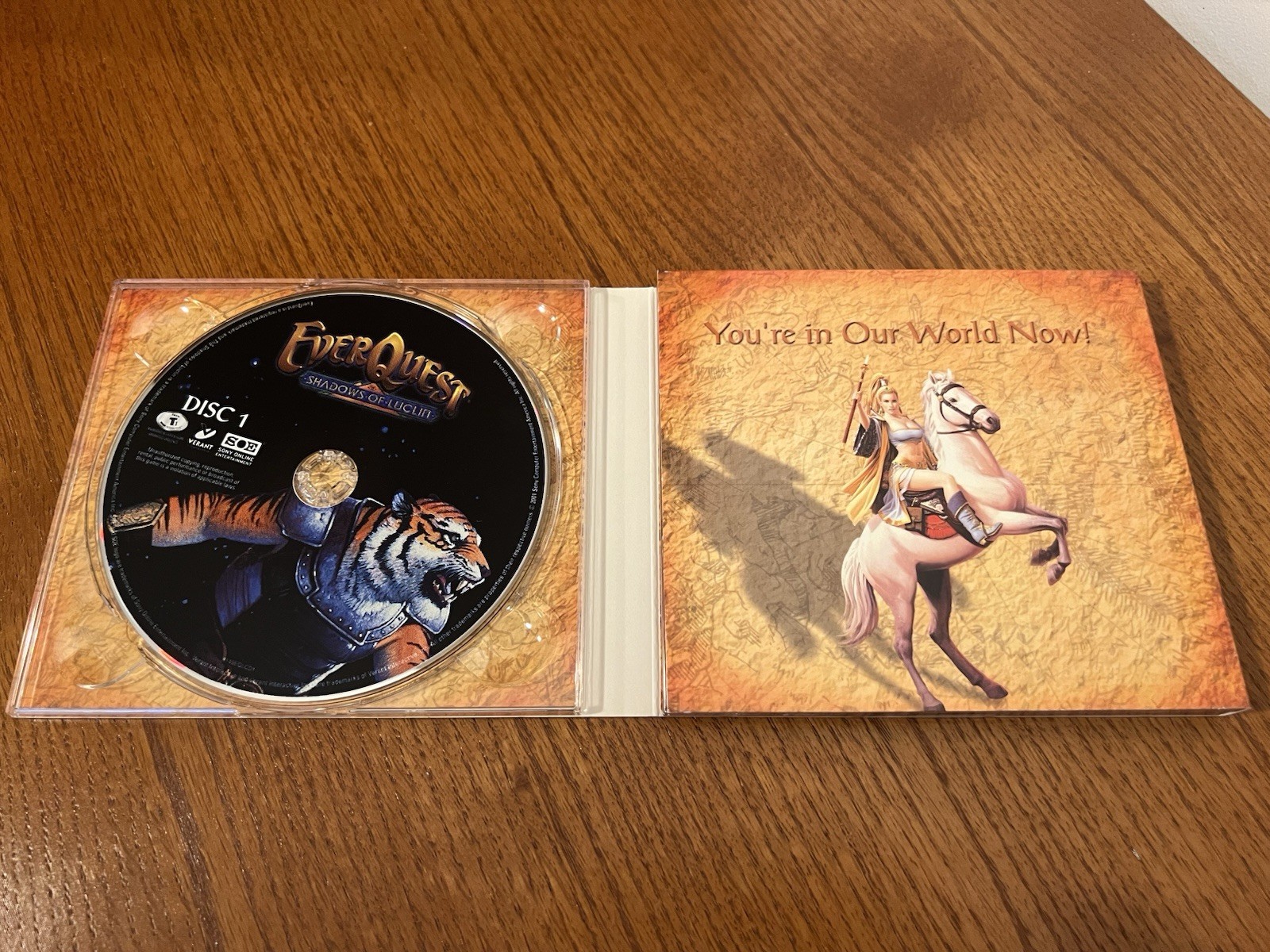 EverQuest Shadows of Luclin 3-Disc PC CD-ROM 2001 Big Box Complete with Manual