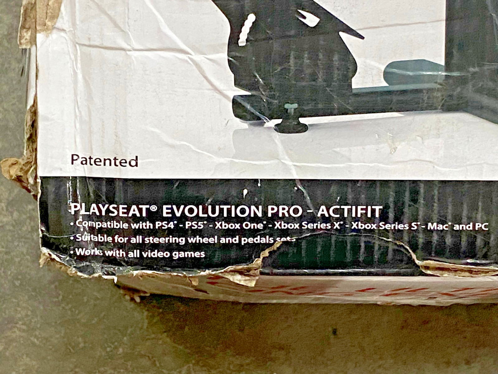 Playseat Evolution Pro Gaming Seat Black ActiFit Sim Racing Ultimate Experience